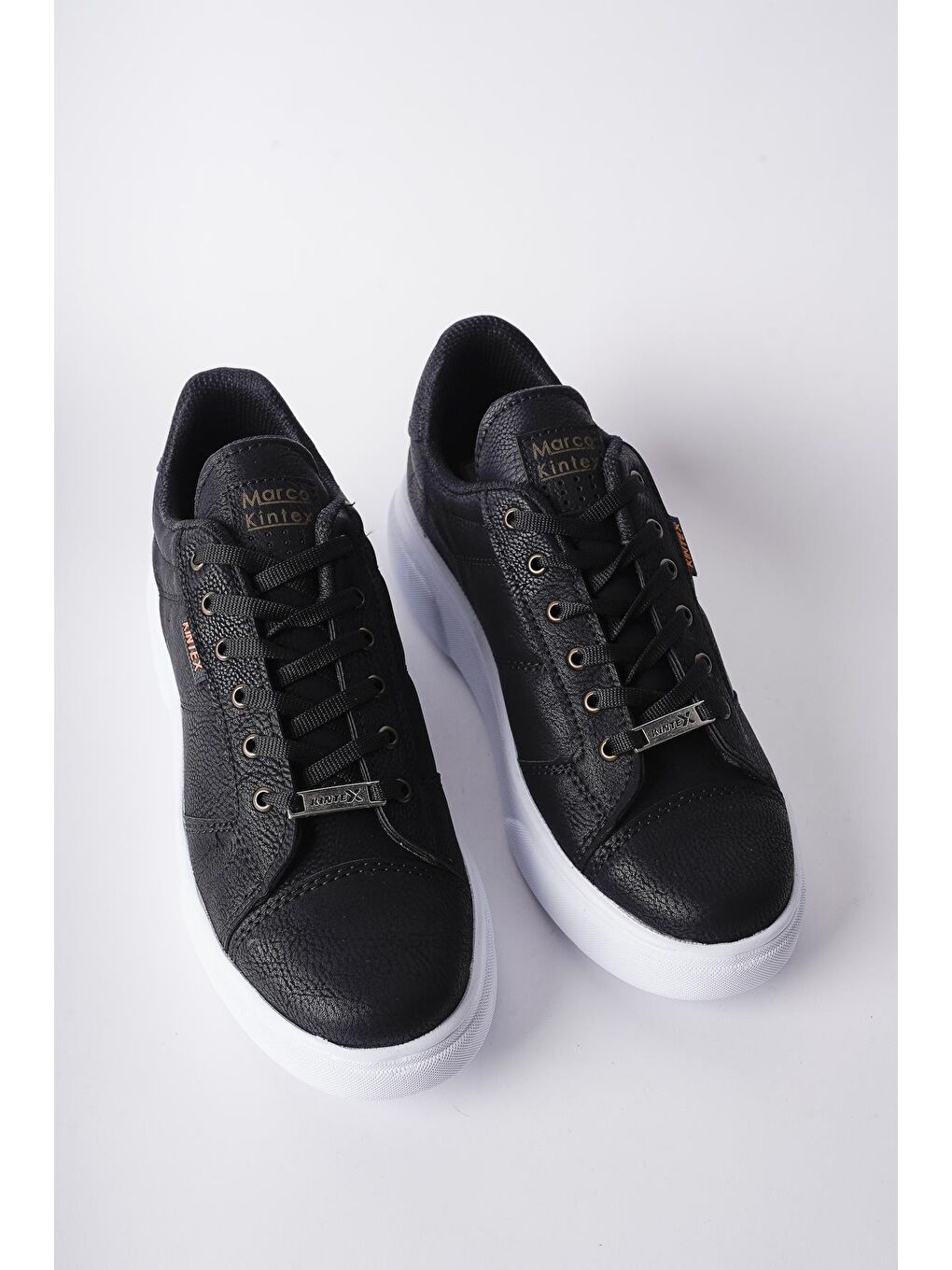 Muggo Siyah Volar  Erkek Günlük Casual Sneaker Rahat ve Tarz Spor Ayakkabı - 5