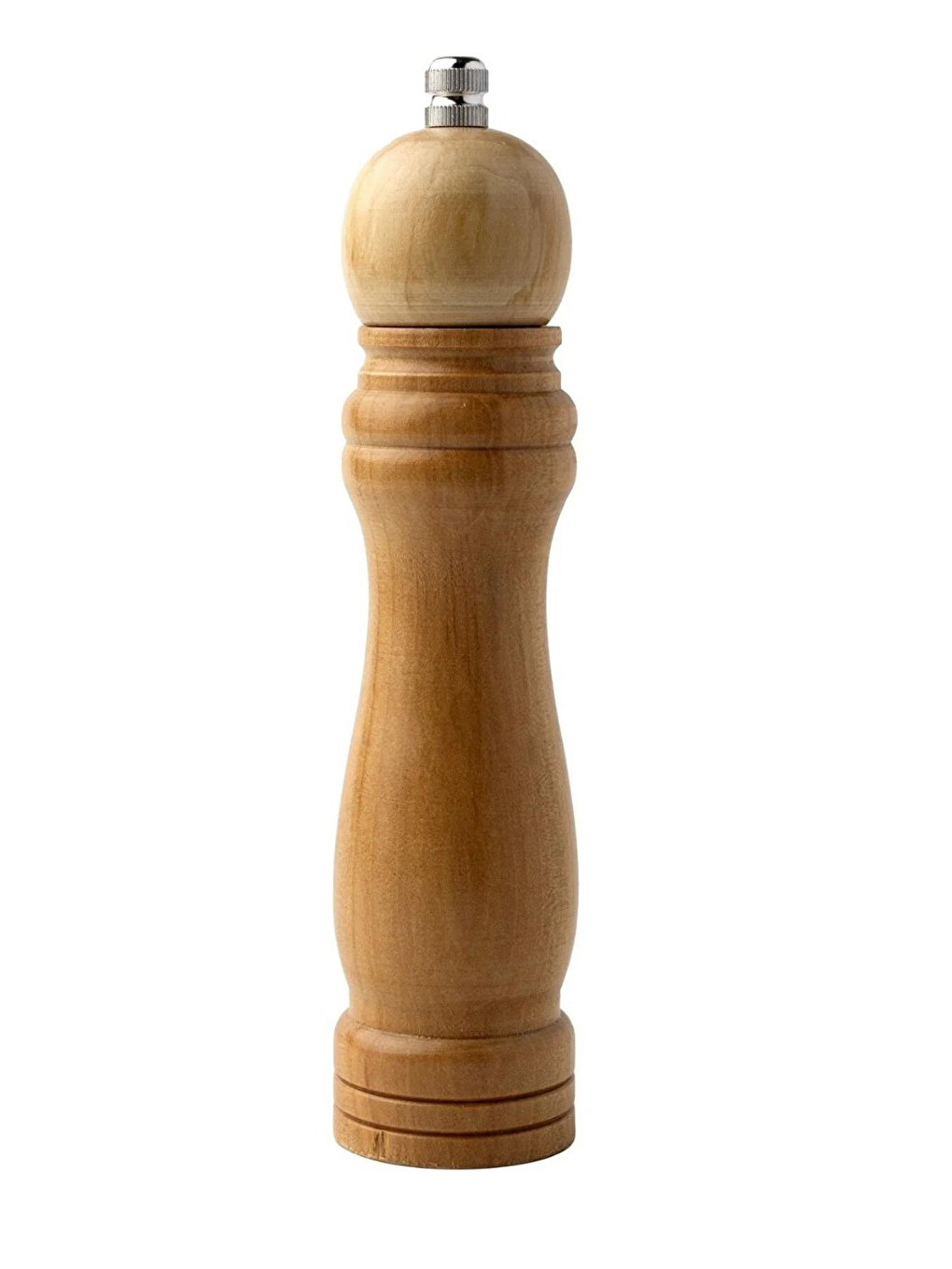 Kitchen Design Lab Kahverengi Bambu Gövdeli Komple Ahşap Baharat Öğütücüsü Büyük Boy 21 cm 2 Adet - 1