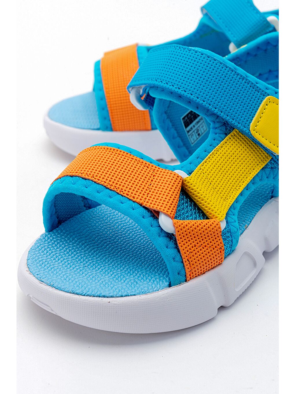 Erkek Çocuk Mavi-Saks Anatomik Hafif Spor Sandalet-1