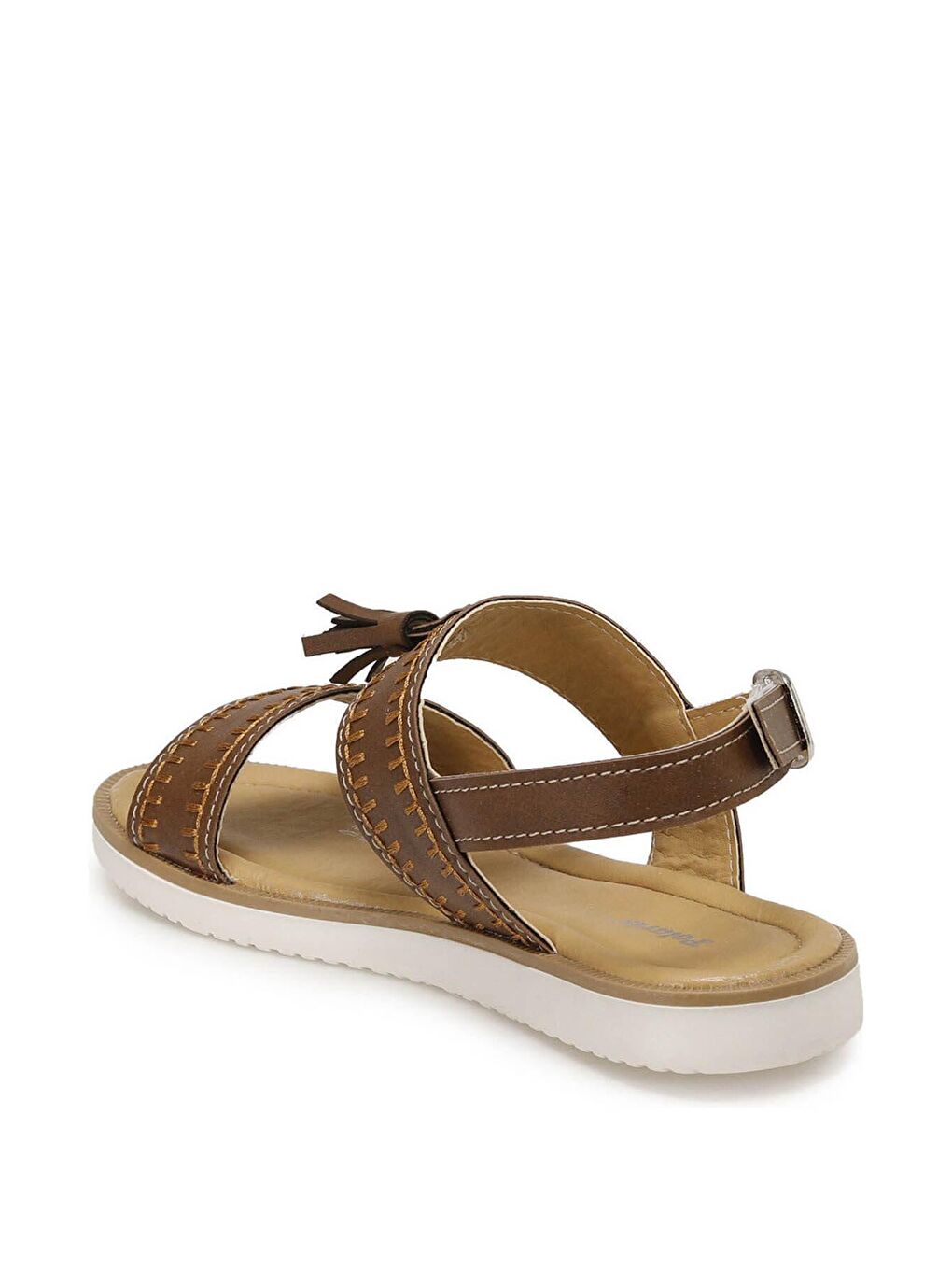 512491.F Kahverengi Kız Çocuk Sandalet-2
