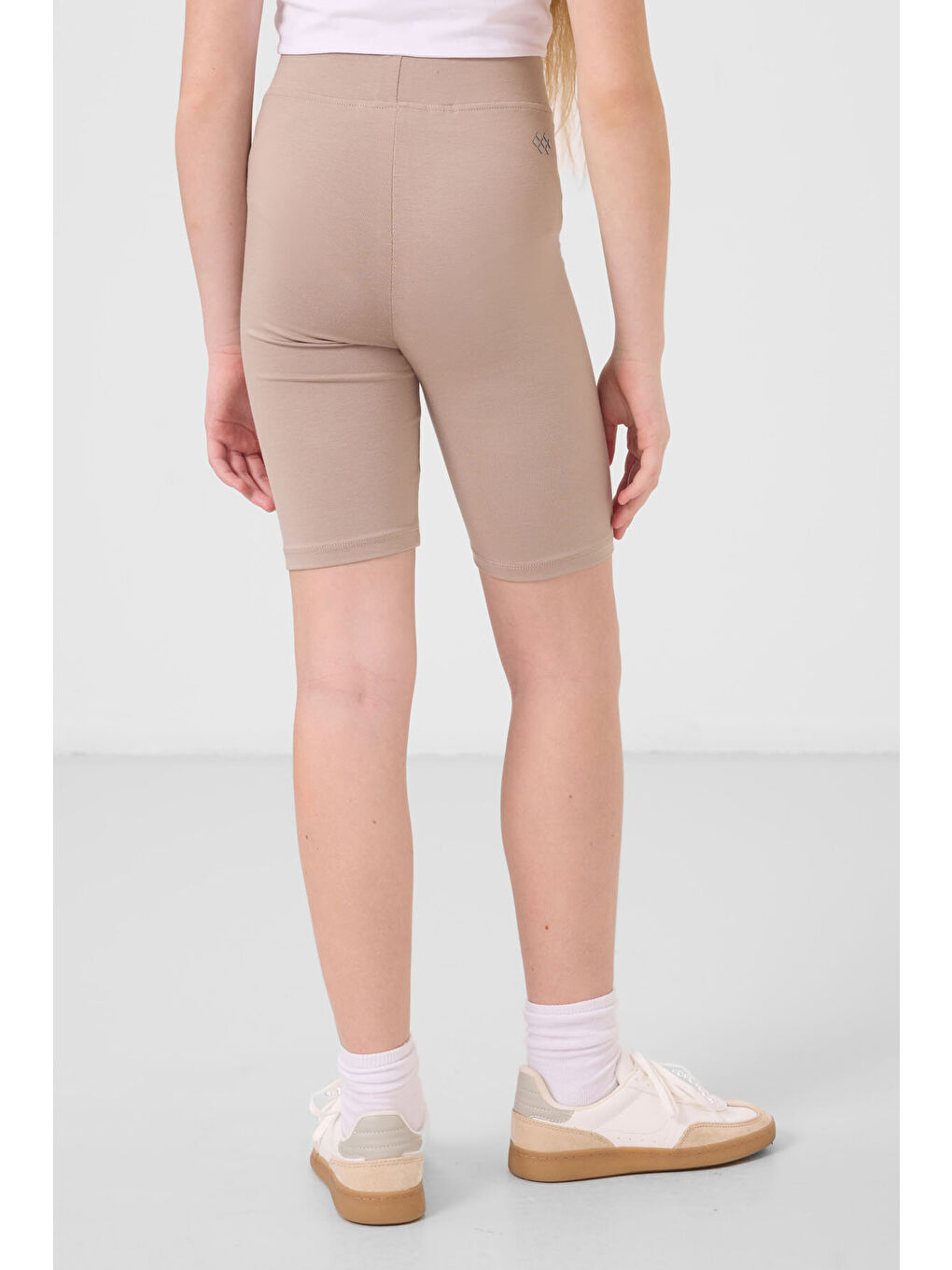 Standart Fit Basic 3lü Paket Siyah-Gül Kurusu-Koyu Bej  Kız Çocuk Tayt - 75188-4