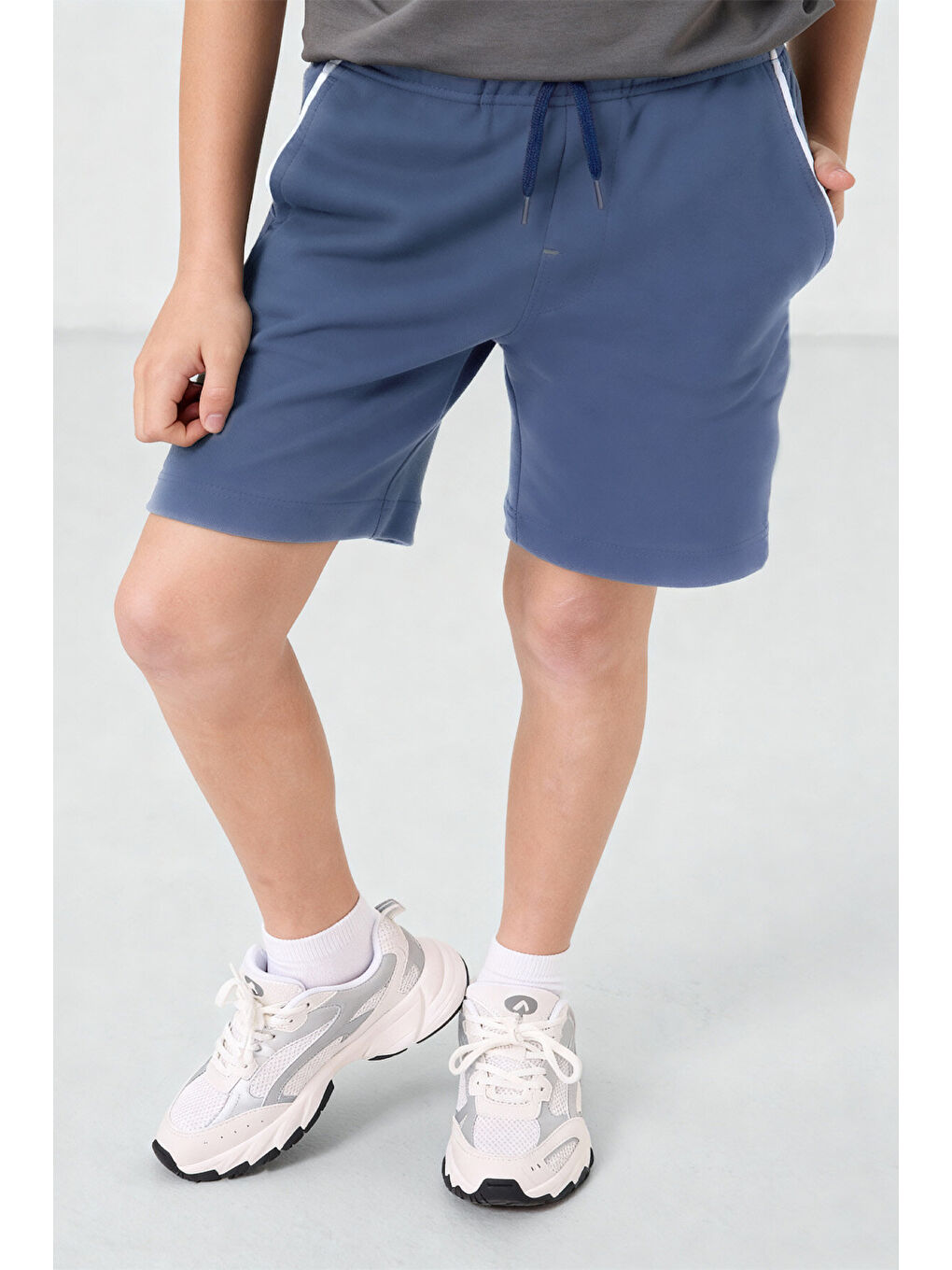 Petrol Cep Standart Fit Erkek Çocuk Şort - 11284-2