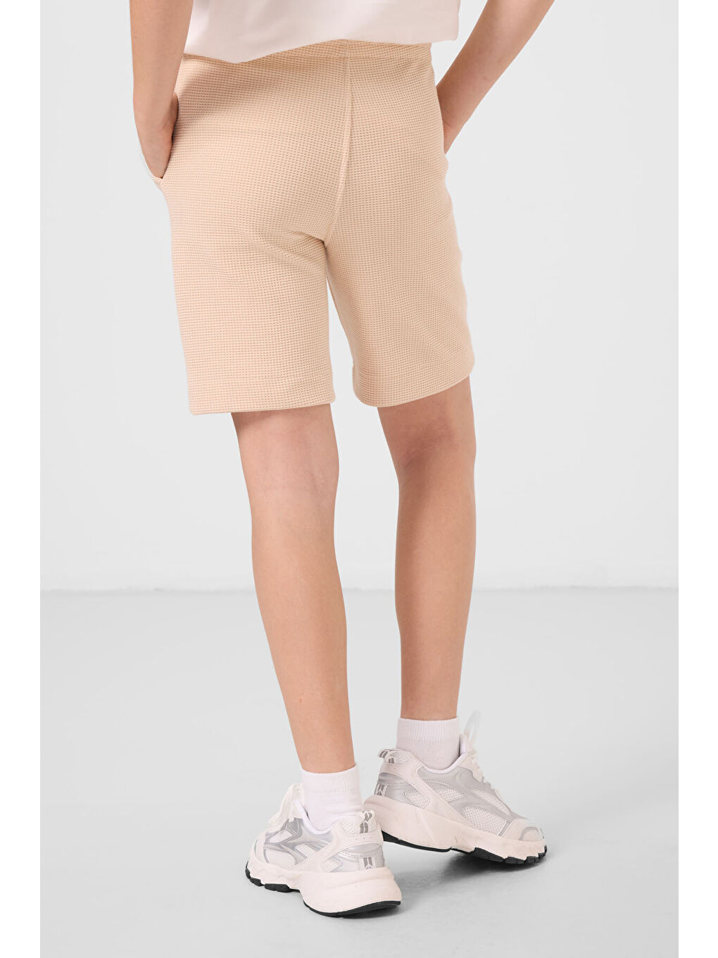 Standart Fit Basic 3lü Paket Siyah-Haki-Bej Erkek Çocuk Şort - 11289-4