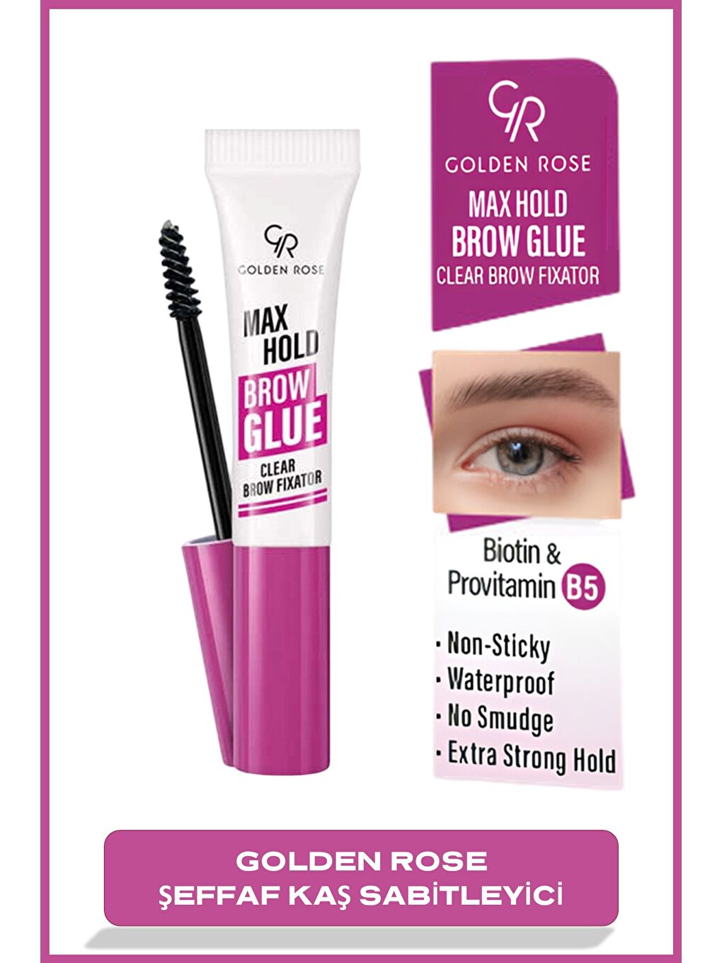 Max Hold Brow Glue Şeffaf Kaş Sabitleyici 7 ml