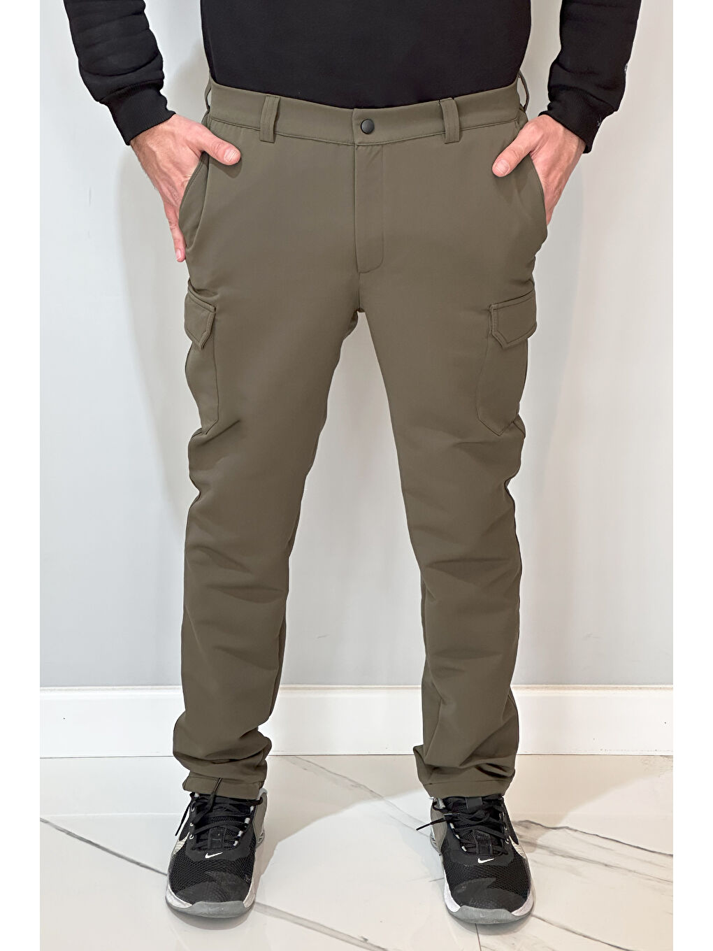 Kargo Cep İçi Şardonlu Erkek Pantolon REA-9707 Haki