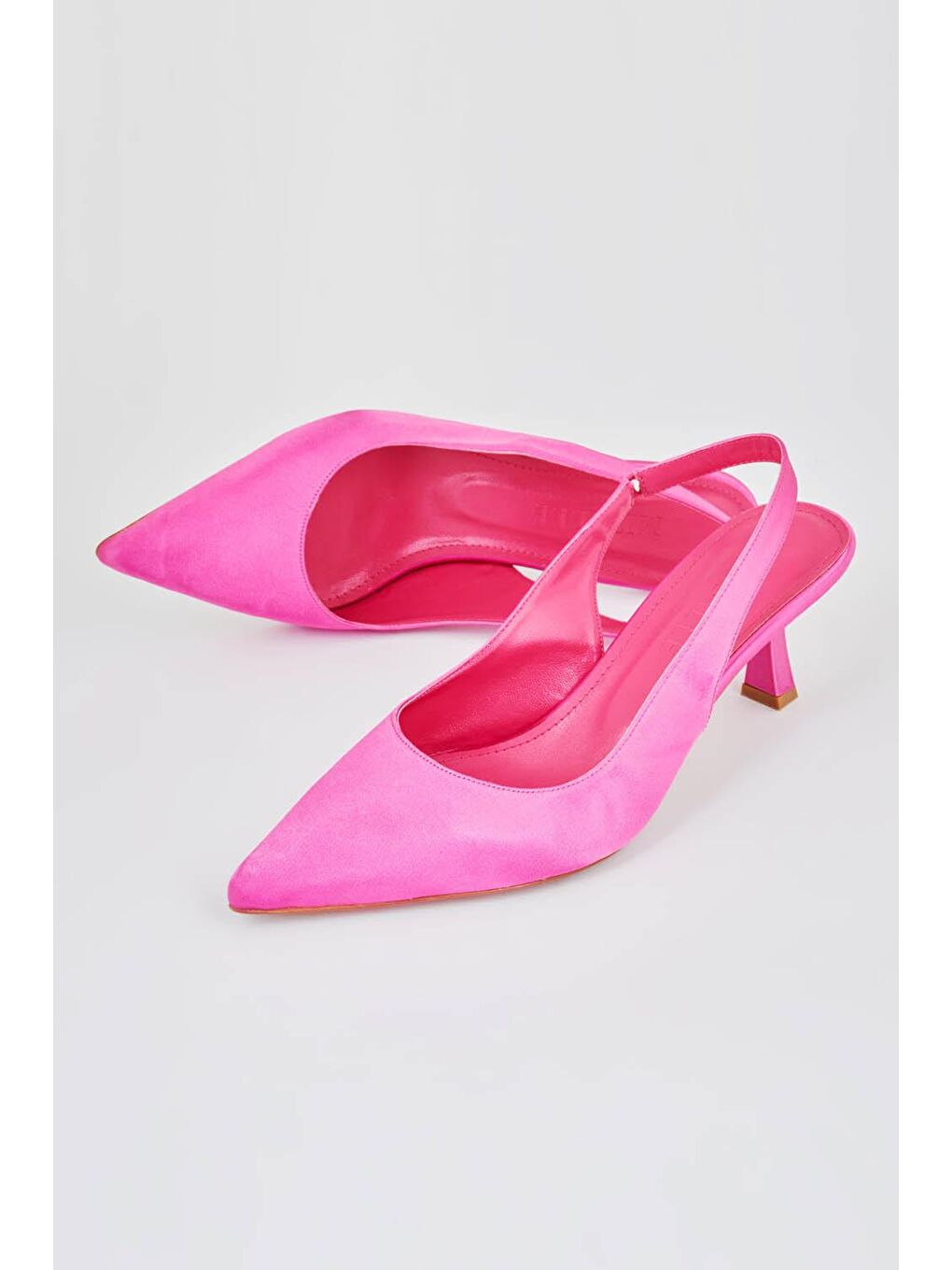 Mizalle Arkası Açık Fuşya Stiletto - 3