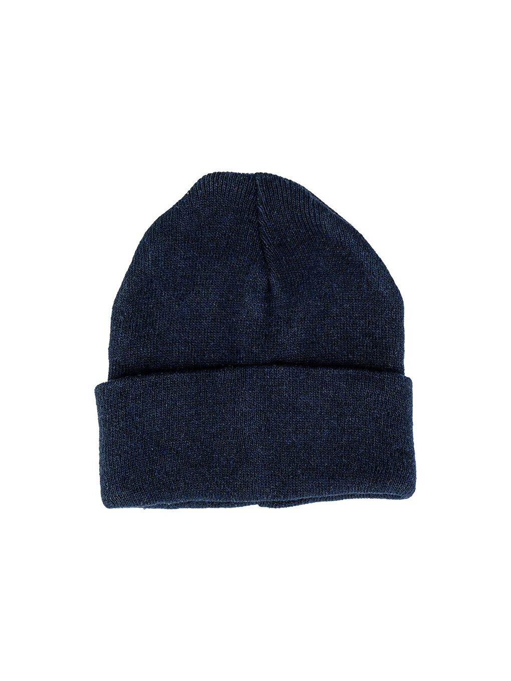 3'lü Erkek Lacivert Katlamalı Kışlık Bere-1