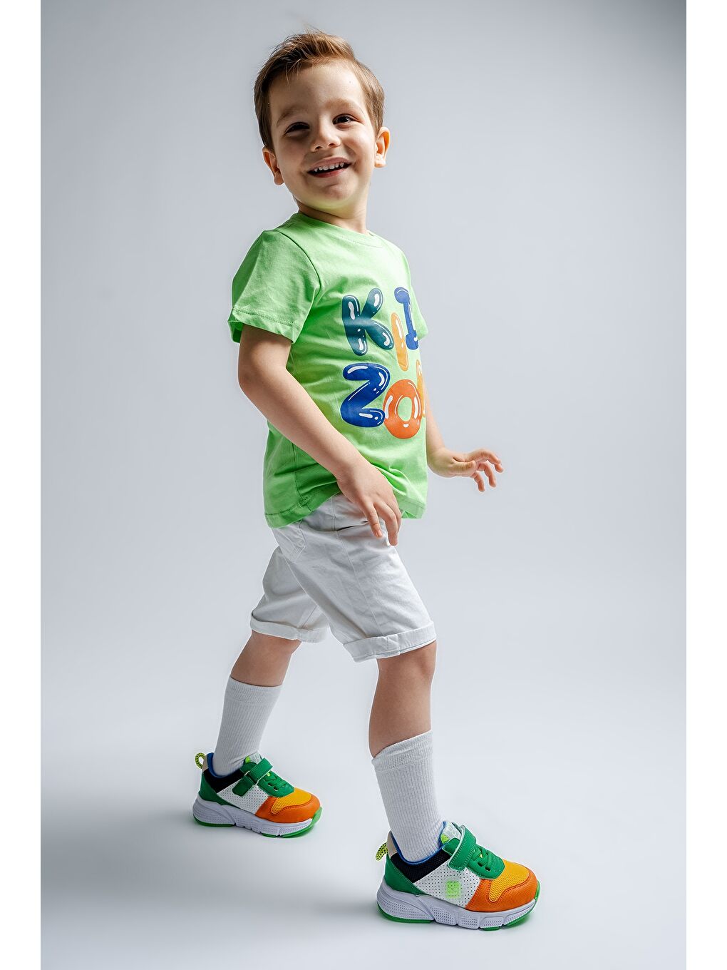 Erkek Çocuk Turuncu Günlük Spor Ayakkabı