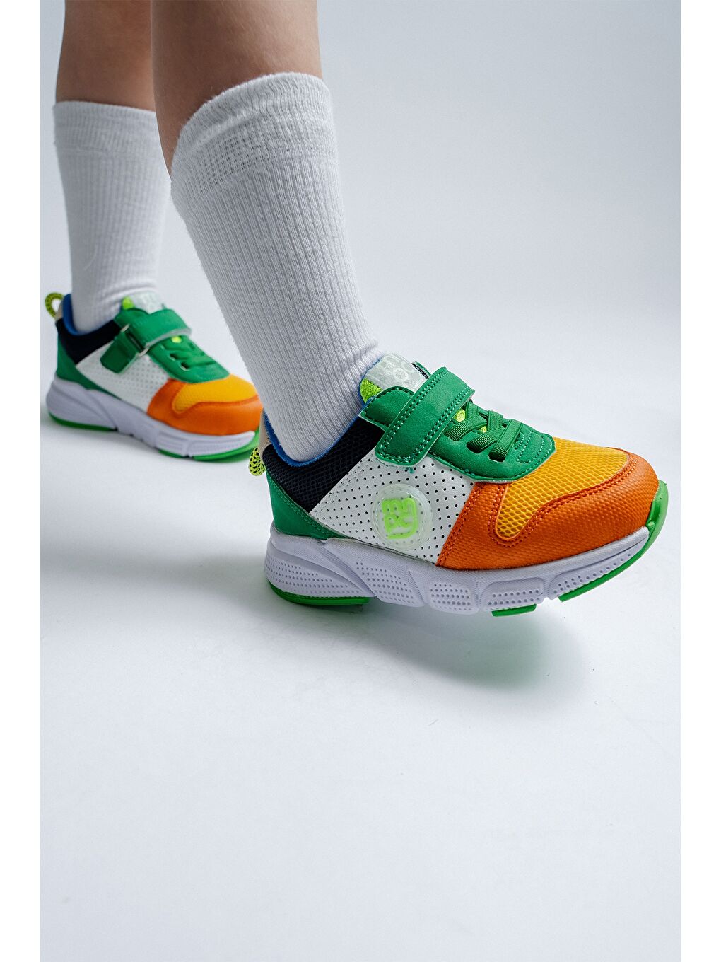 Erkek Çocuk Turuncu Günlük Spor Ayakkabı-3