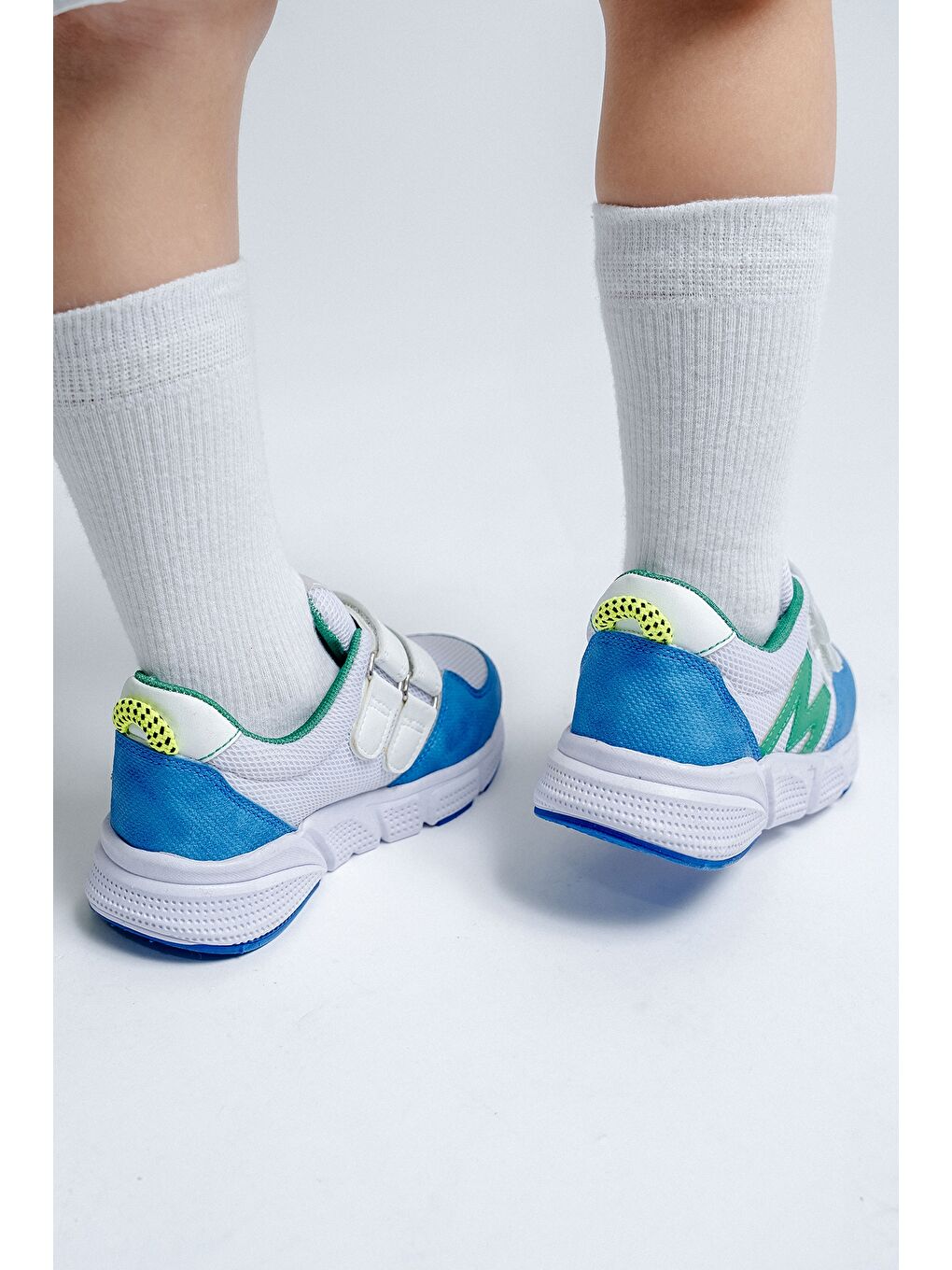 Erkek Çocuk Mavi-Beyaz Spor Ayakkabı-3