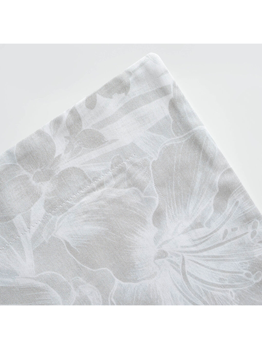 Fiorina Çift Kişilik Nevresim Takımı %100 Pamuk 210 TC 83 Tel Saten Digital Baskılı Bej-5