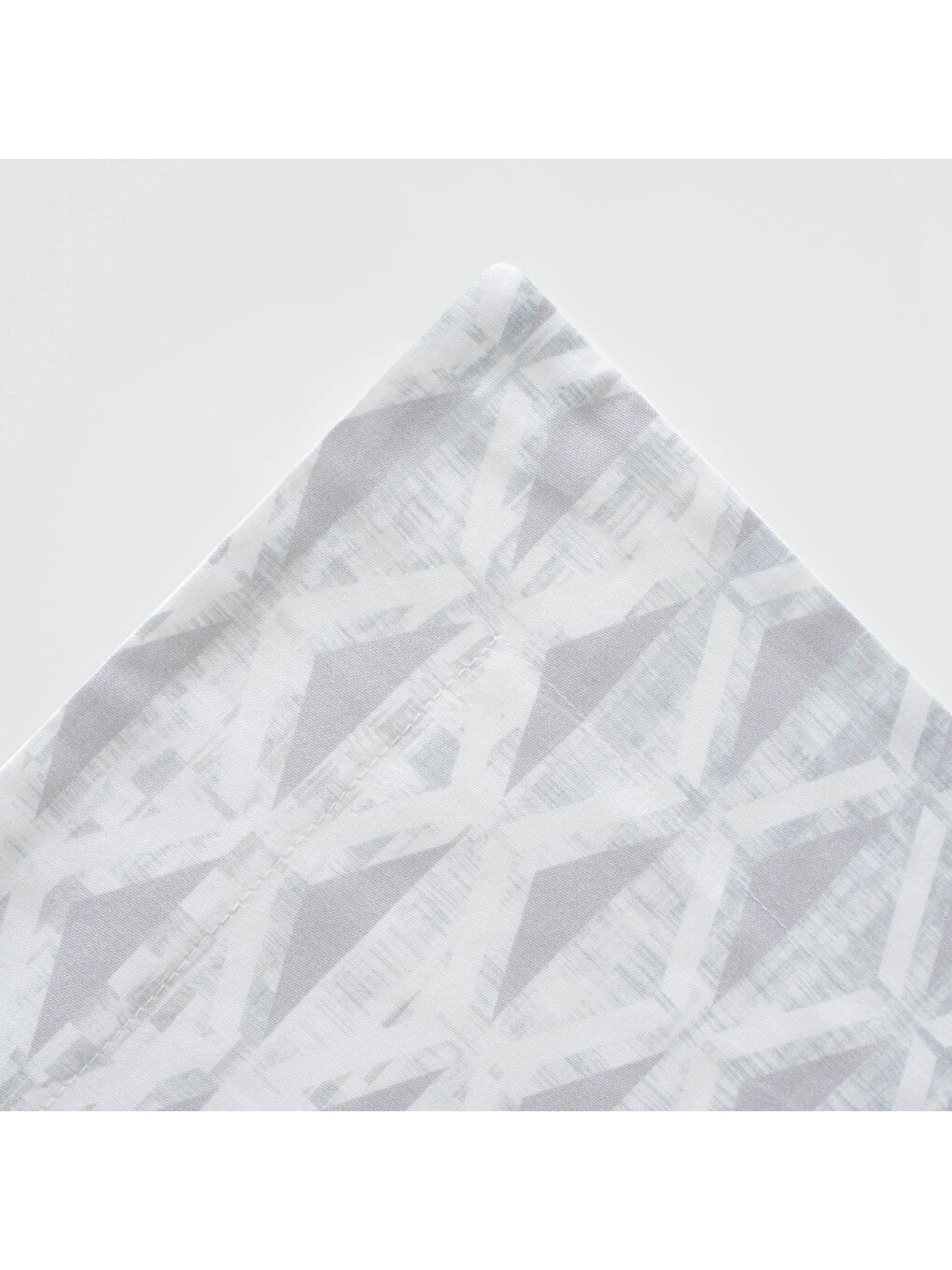 Tria Çift Kişilik Nevresim Takımı %100 Pamuk 210 TC 83 Tel Saten Digital Baskılı Gri 200x220 Cm-3