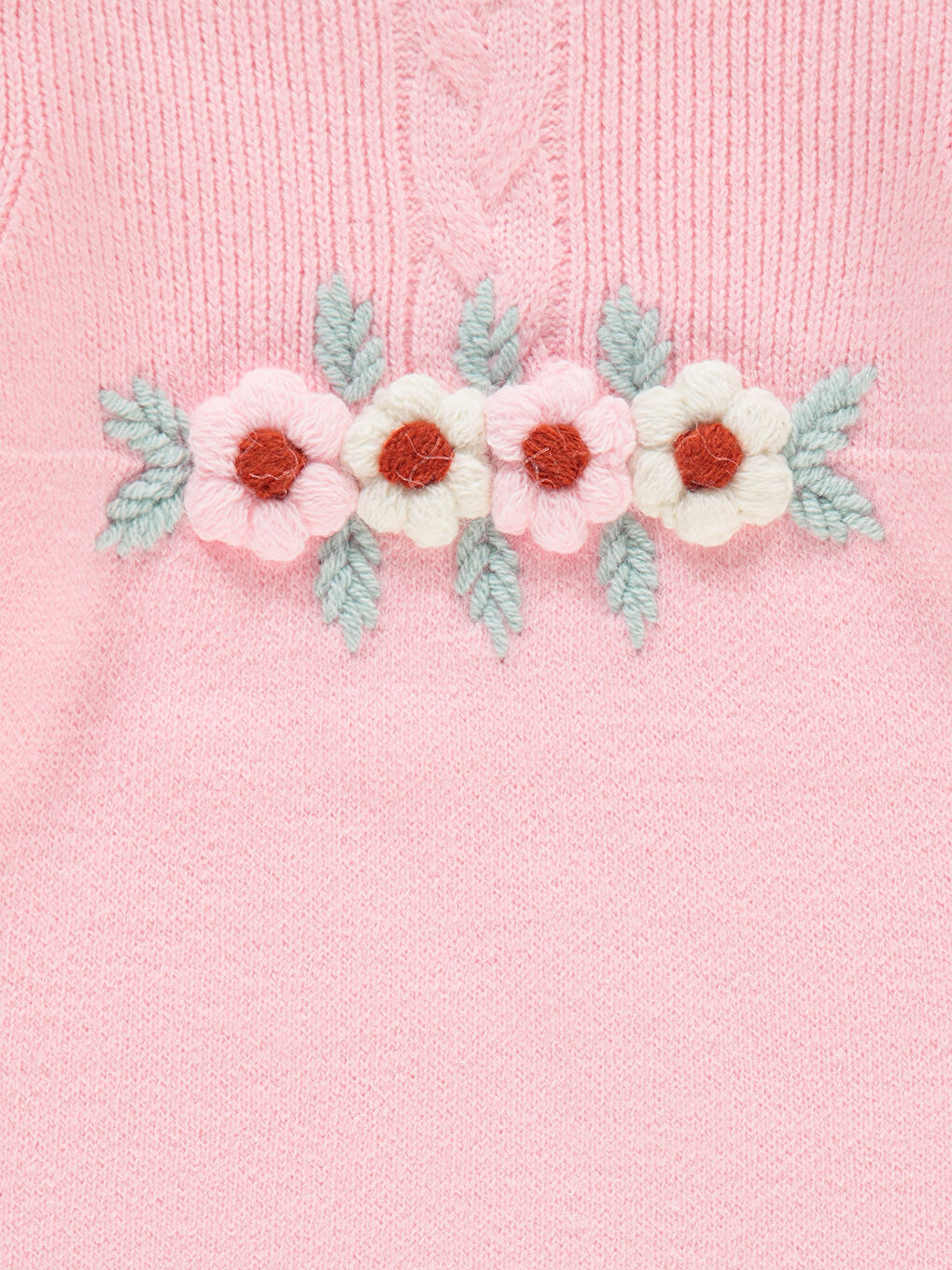 Kız Çocuk Elbise 2-5 Yaş Pembe-2