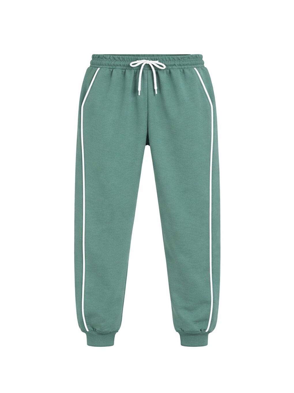 Turkuaz Kız Çocuk Eşofman Alt 2 İplik-Yanları Çift Biyeli ve Cepli 8-16 Yaş 12400