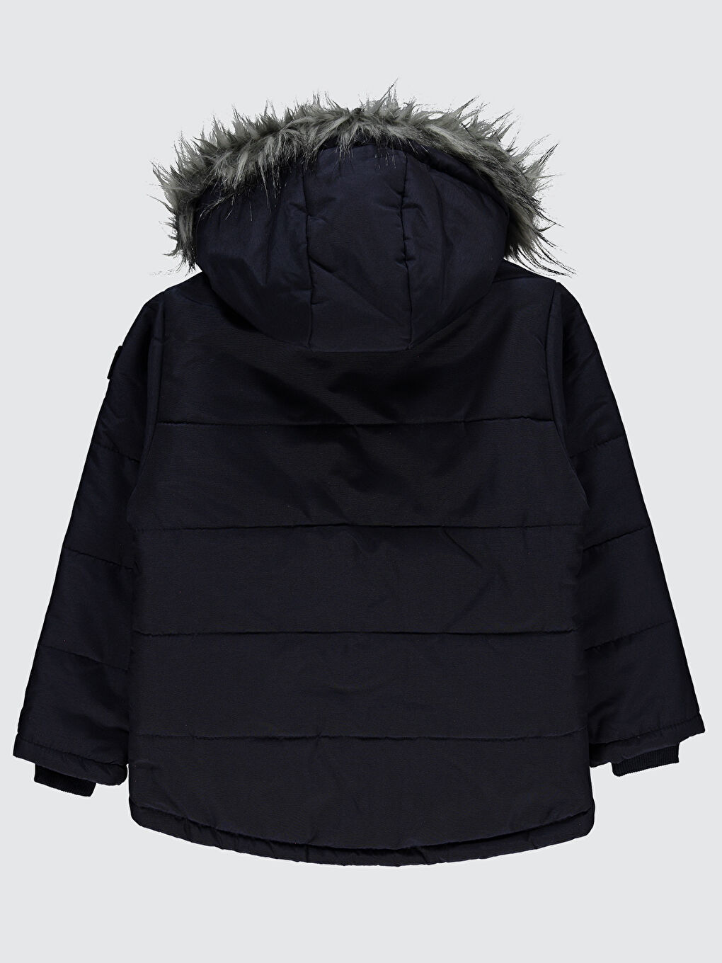 Erkek Çocuk Kapüşonlu Mont 6 9 Yaş Lacivert-2