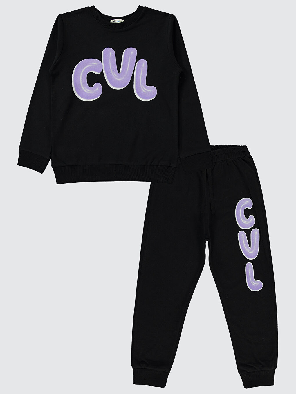 Boys Erkek Çocuk Eşofman Takımı 6-9 Yaş Siyah