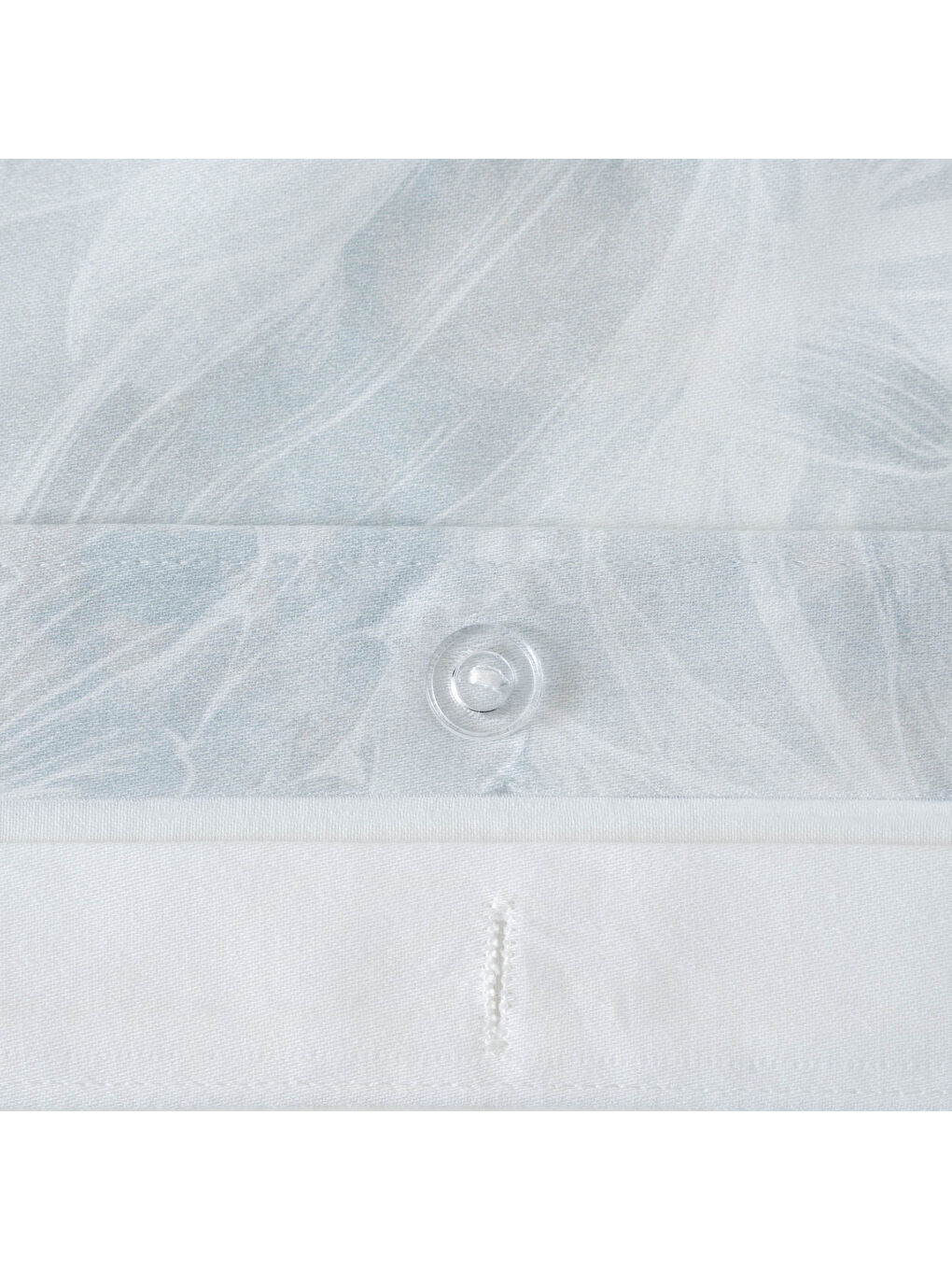 Turkuaz Fiorina Çift Kişilik Nevresim Takımı %100 Pamuk 210 TC 83 Tel Saten Digital Baskılı Mint-6