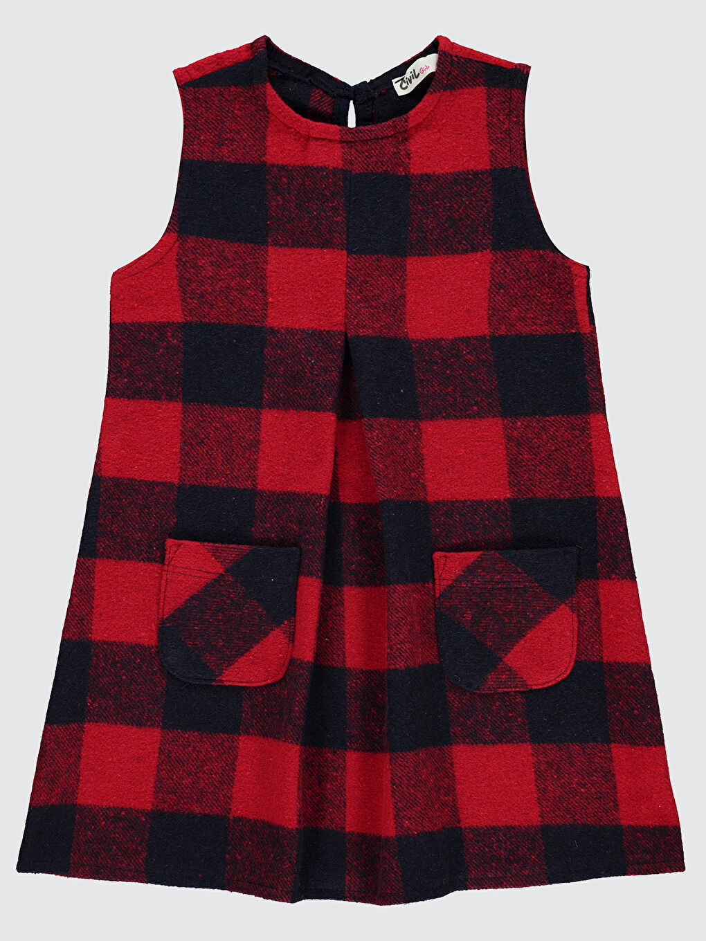 Girls Kız Çocuk Elbise 2-5 Yaş Kırmızı-1