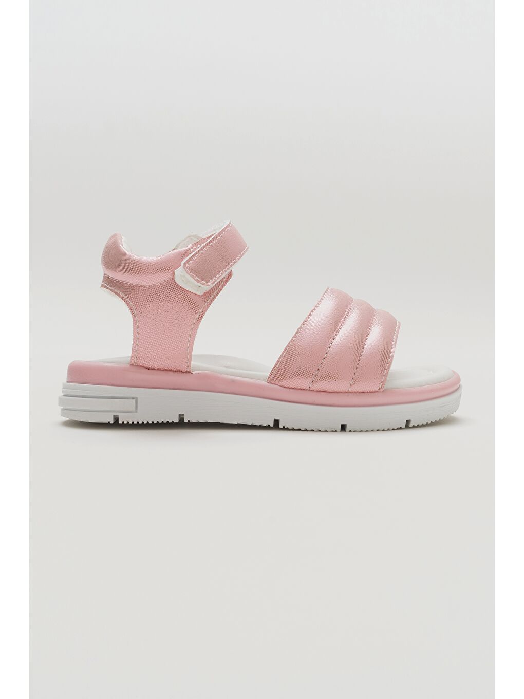 Pembe Kız Çocuk Pudra Ortopedik Destekli Çocuk Sandalet-3