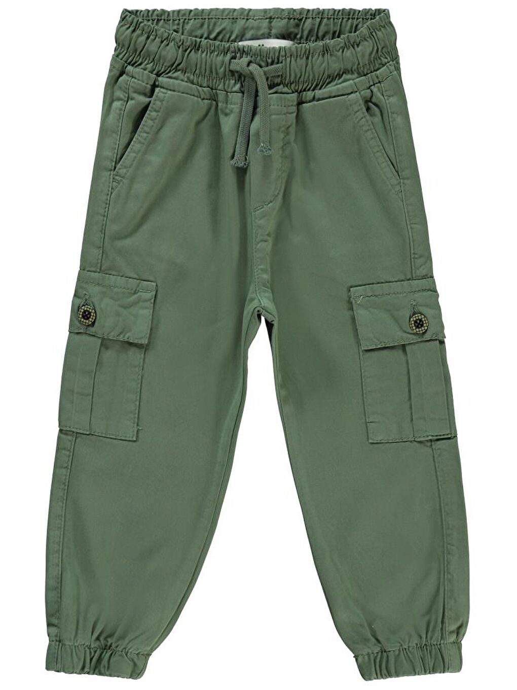 Haki Girls Paçası Lastikli 2-5 Yaş Pantolon