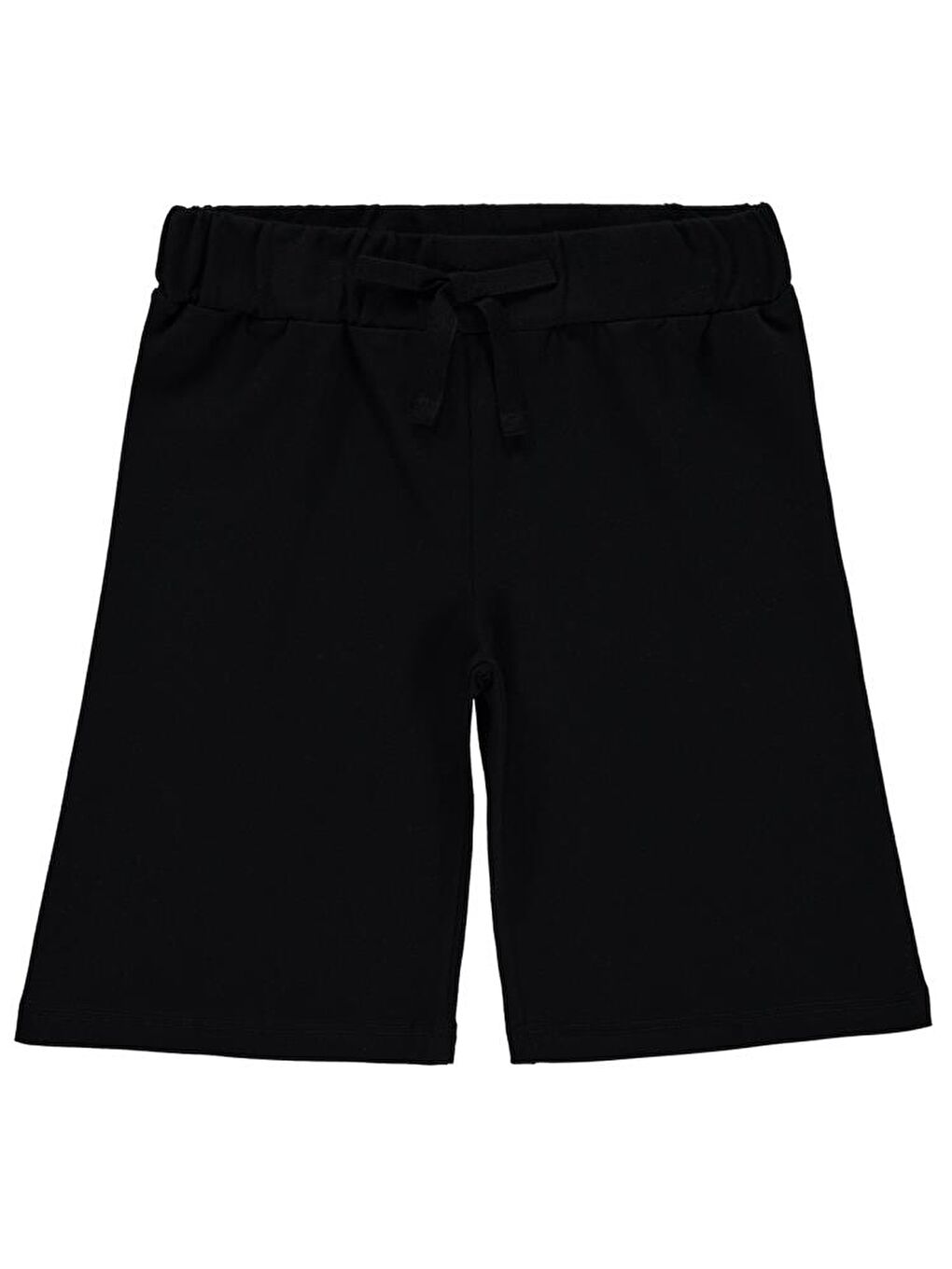 Siyah Girls Düz 2-5 Yaş Kapri-1