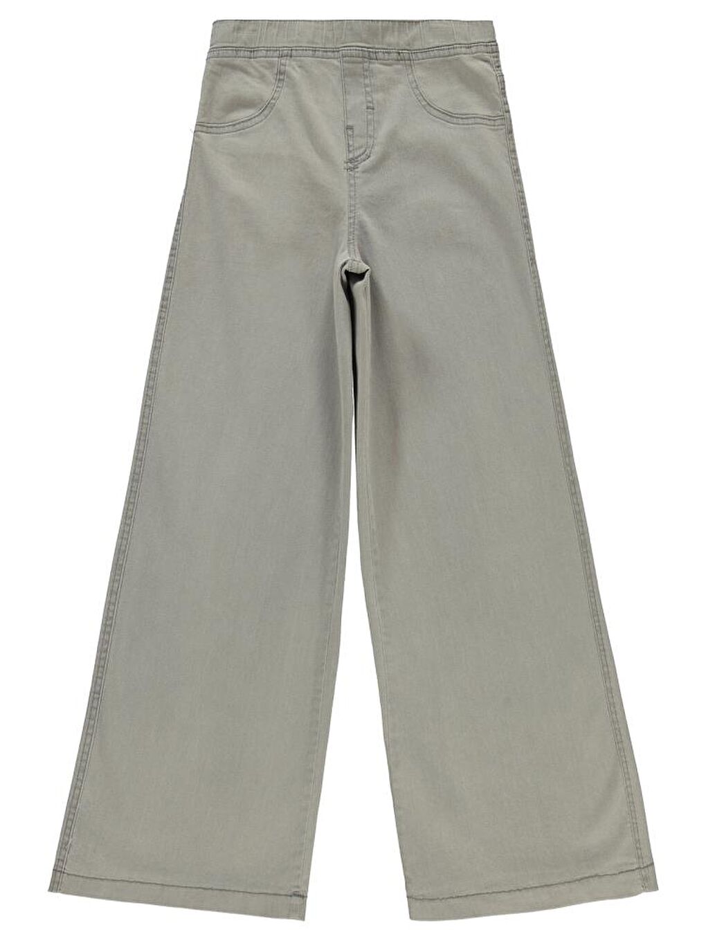 Gri Girls Bol Paça 10-13 Yaş Pantolon-1