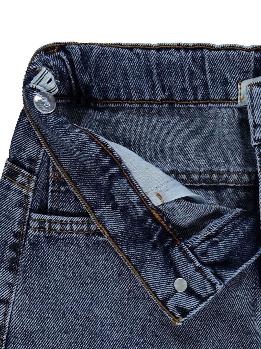 Mavi Girls Düz 10-13 Yaş Etek-1