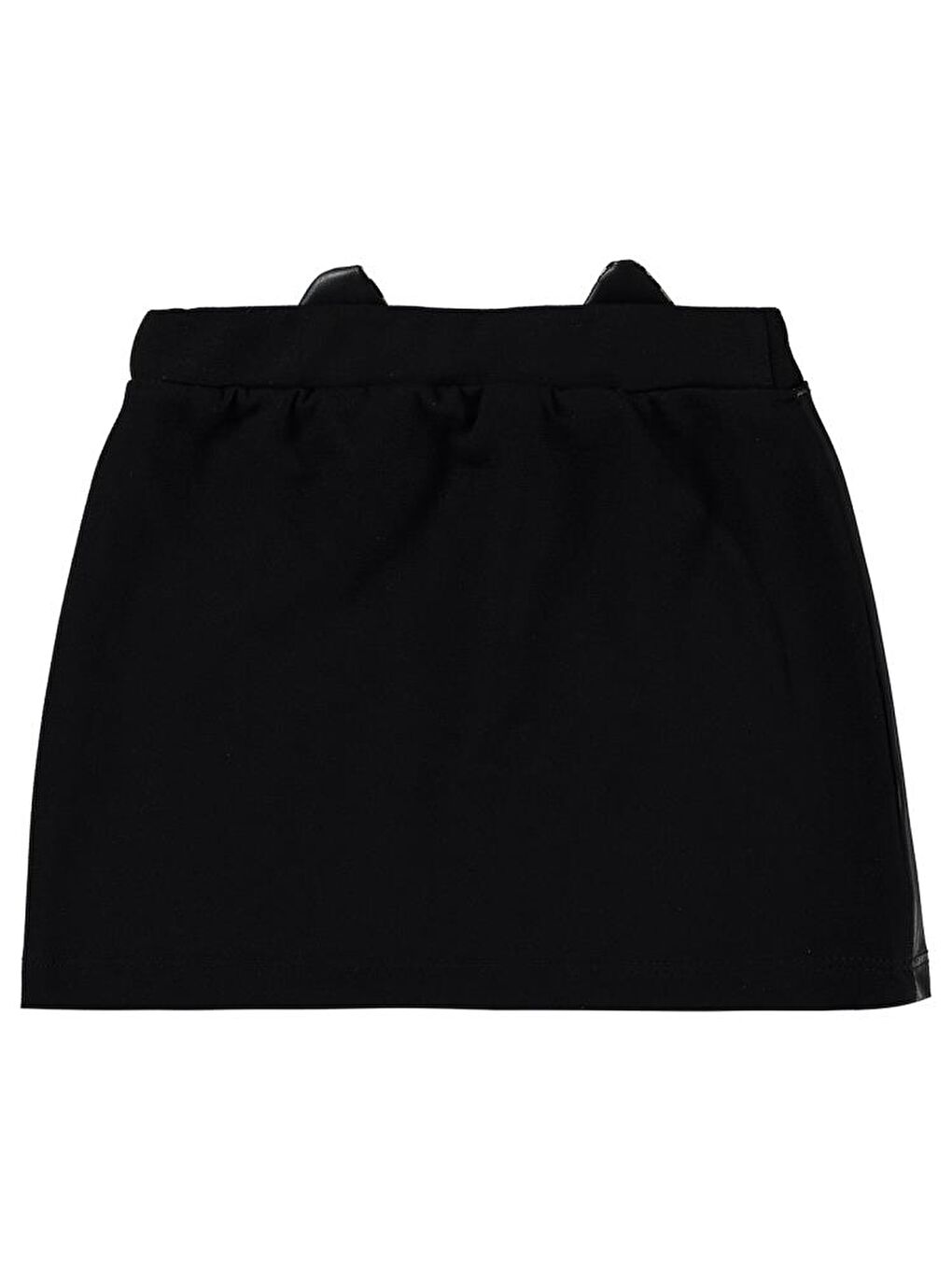 Siyah Girls Kedi Nakışlı 2-5 Yaş Etek-3