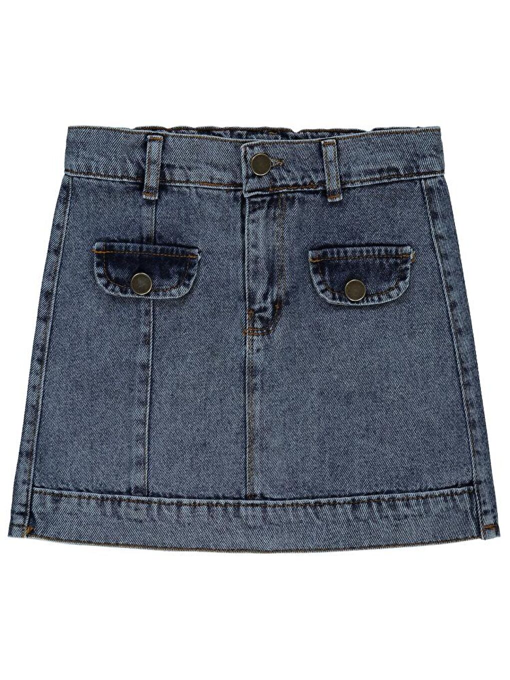 Mavi Girls Cep Kapaklı 6-9 Yaş Etek-2