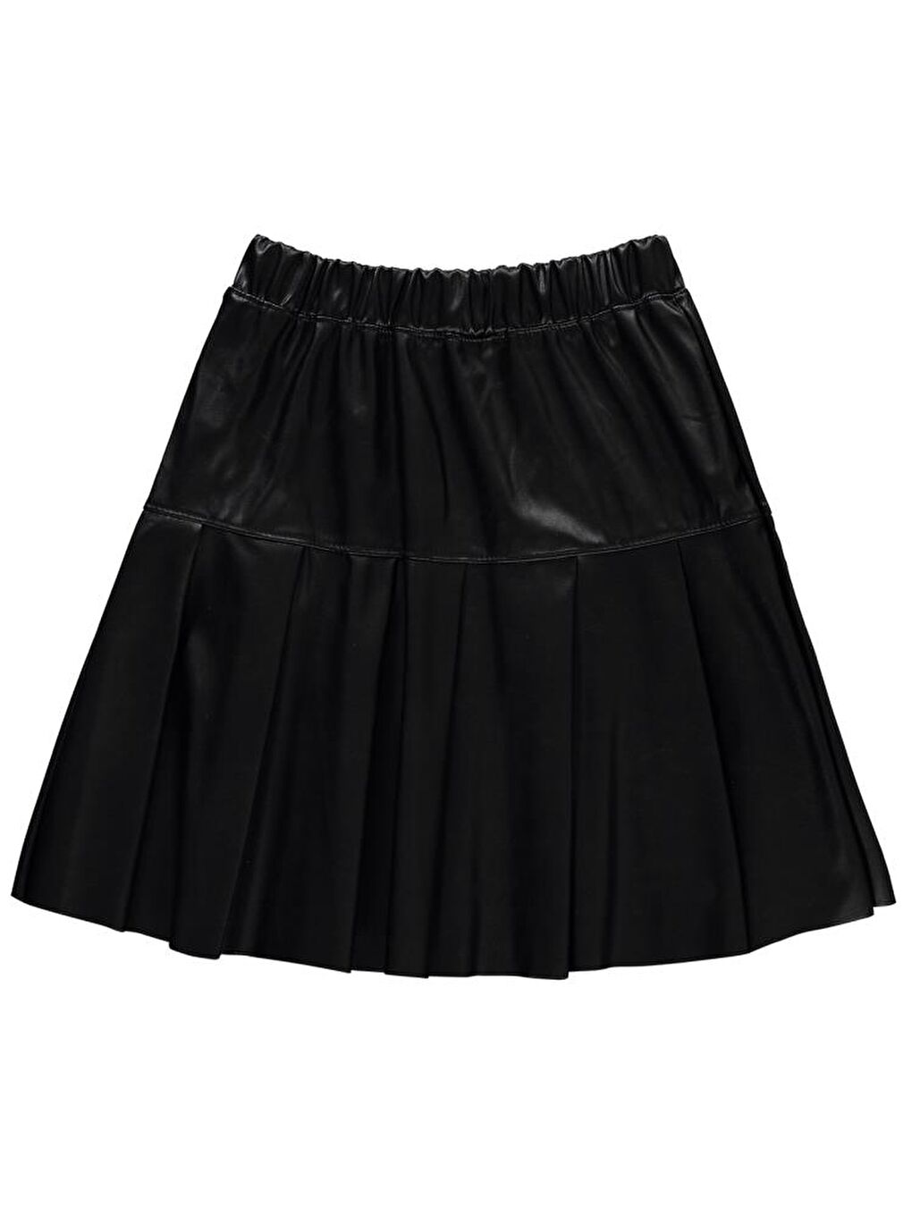 Siyah Girls Pileli 6-9 Yaş Etek