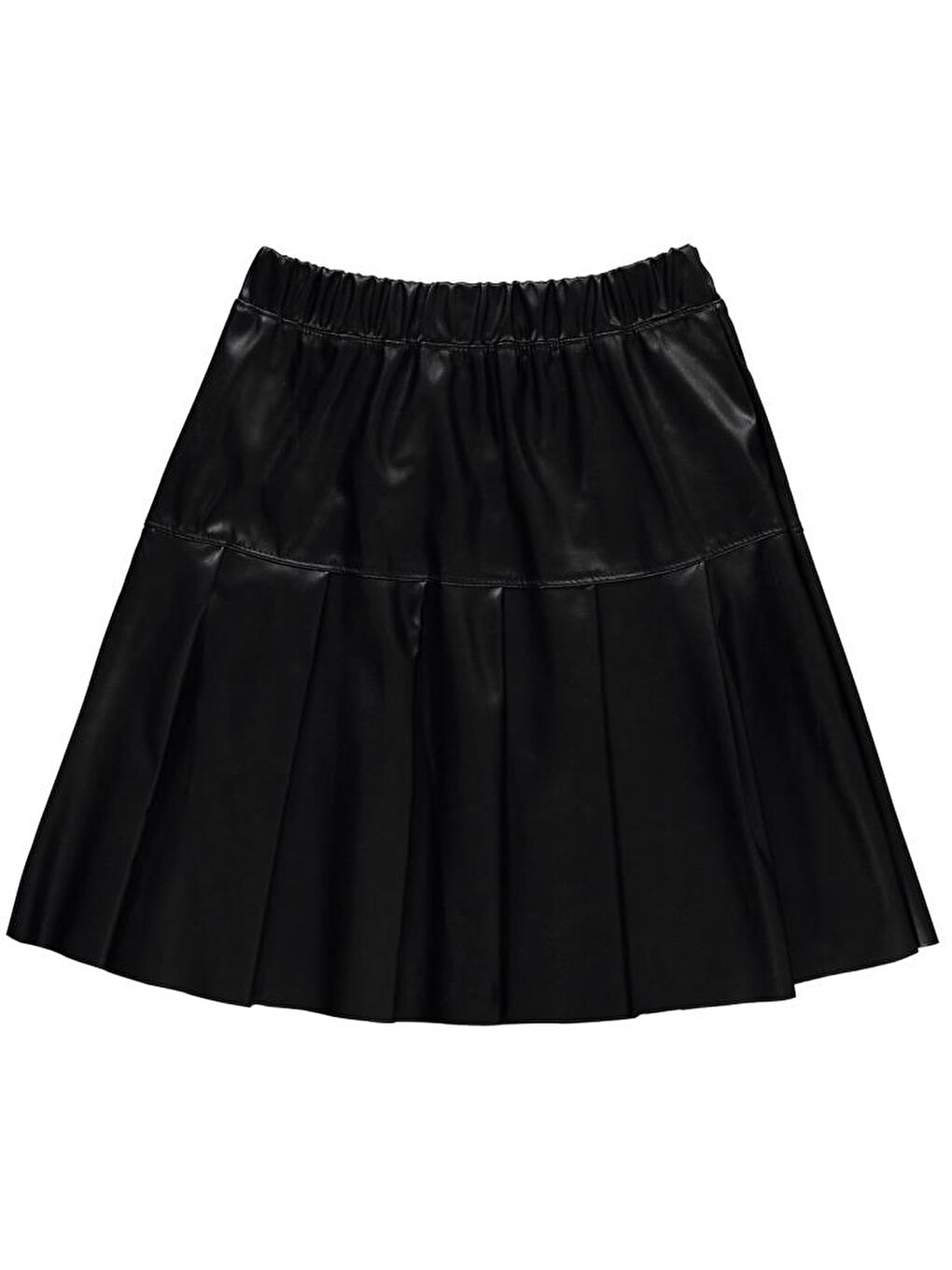 Siyah Girls Pileli 6-9 Yaş Etek-1