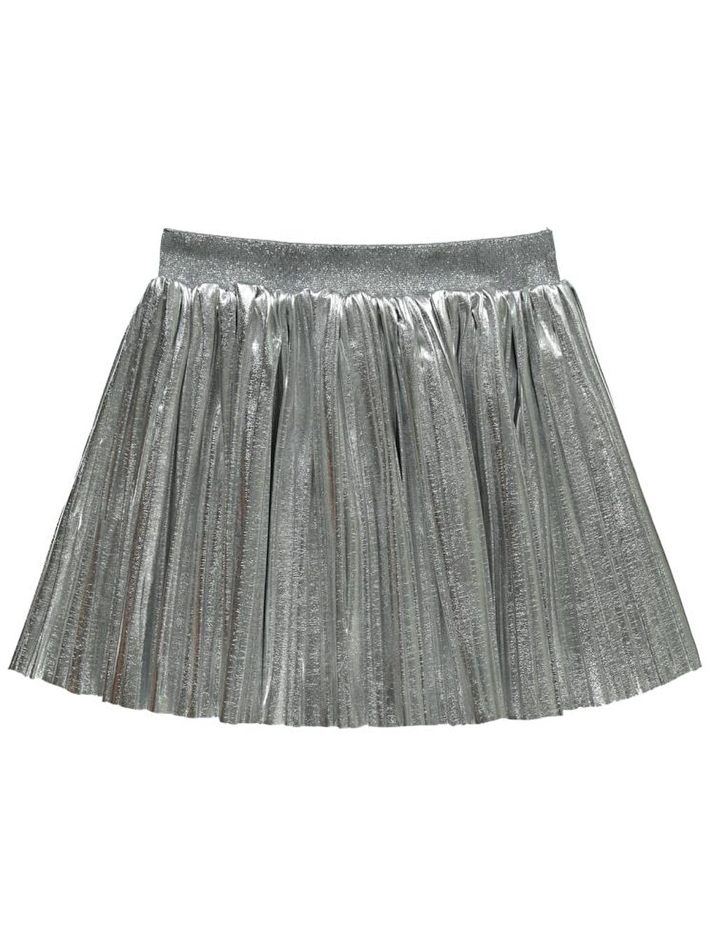 Gri Girls Piliseli 6-9 Yaş Etek-1