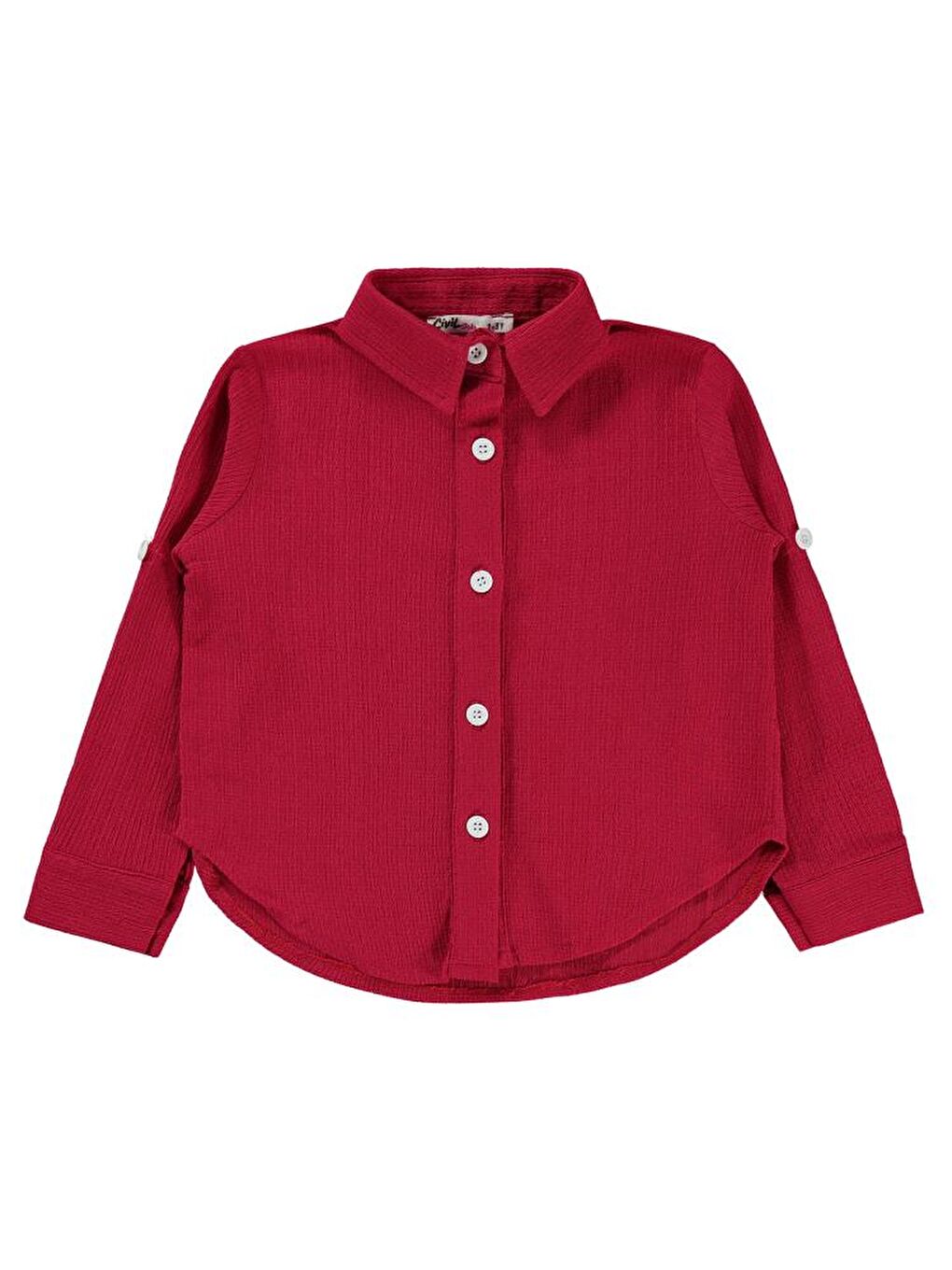 Fuşya Girls Bürümcük 2-5 Yaş Gömlek-2