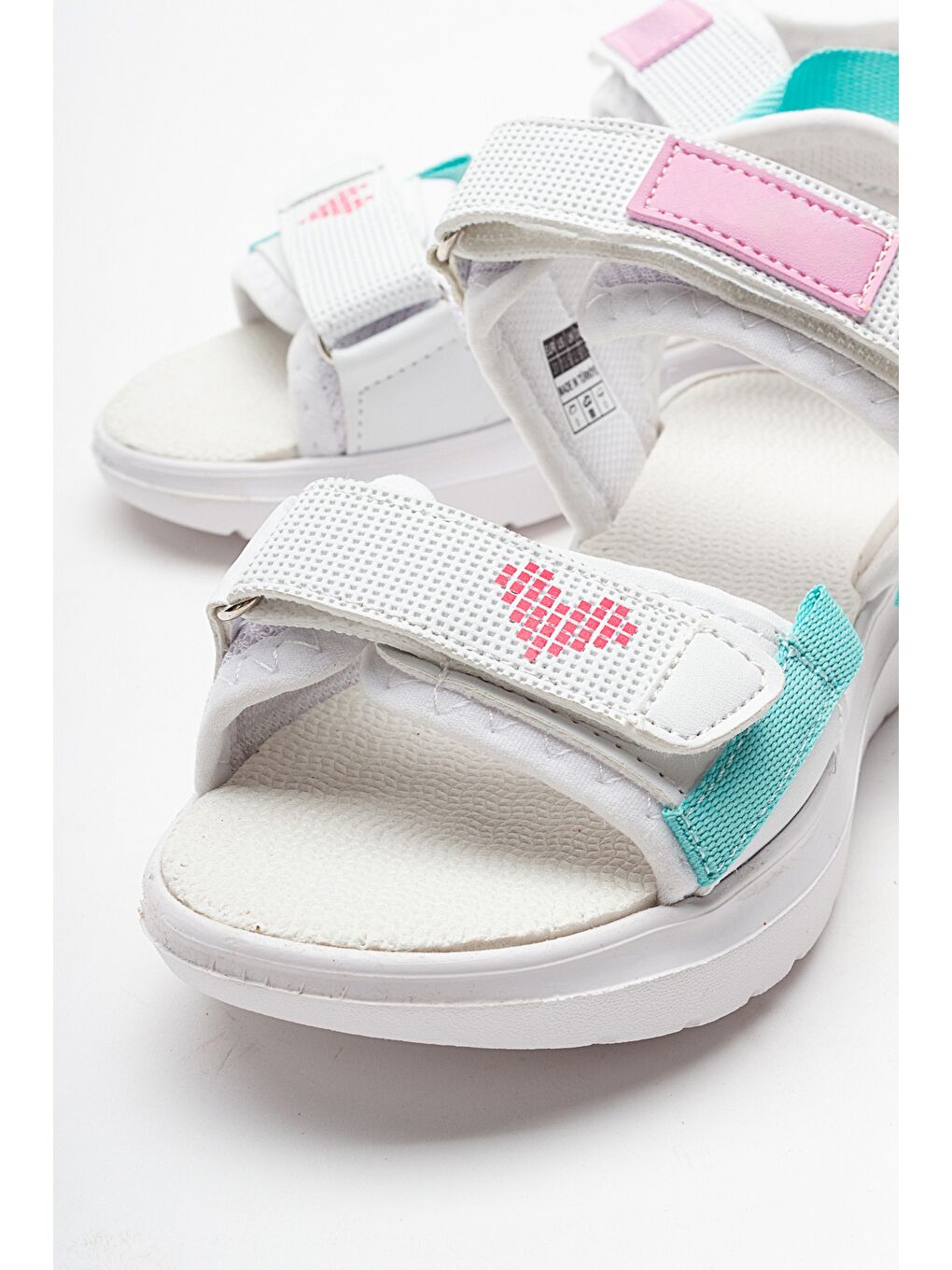 Kız Çocuk Beyaz Anatomik Hafif Spor Sandalet-1