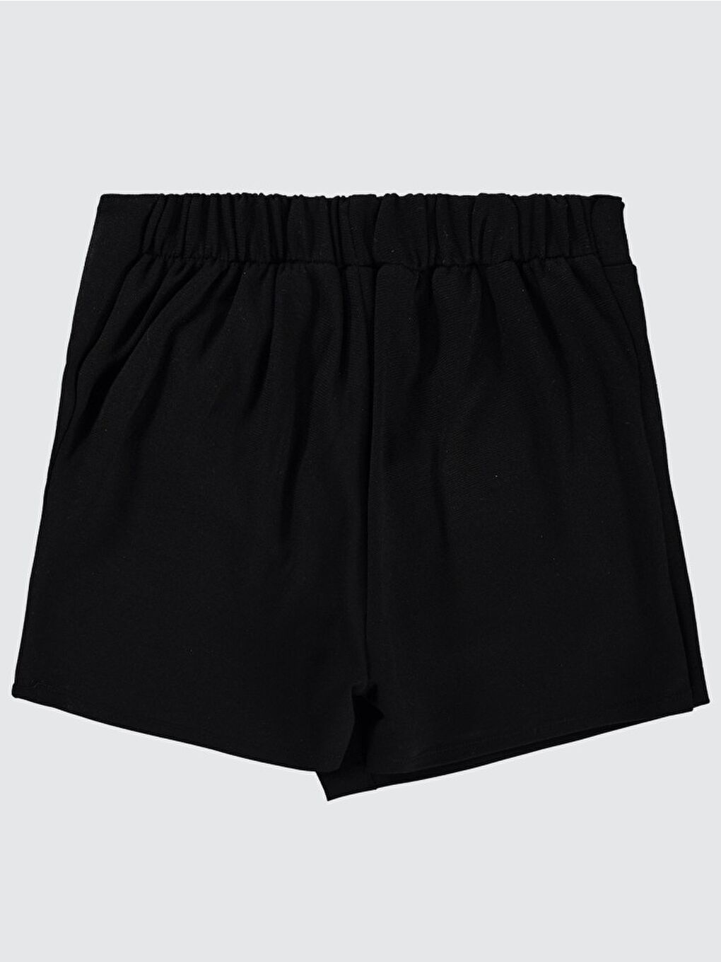 Siyah Girls Büyük Cepli 6-9 Yaş Etek