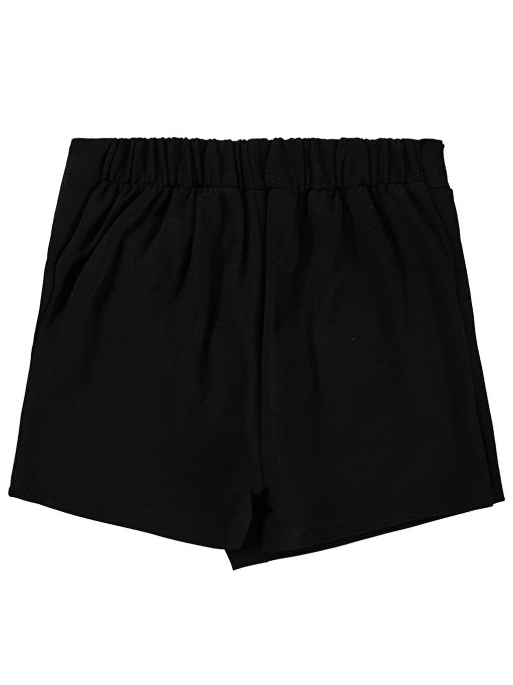 Siyah Girls Büyük Cepli 6-9 Yaş Etek-3