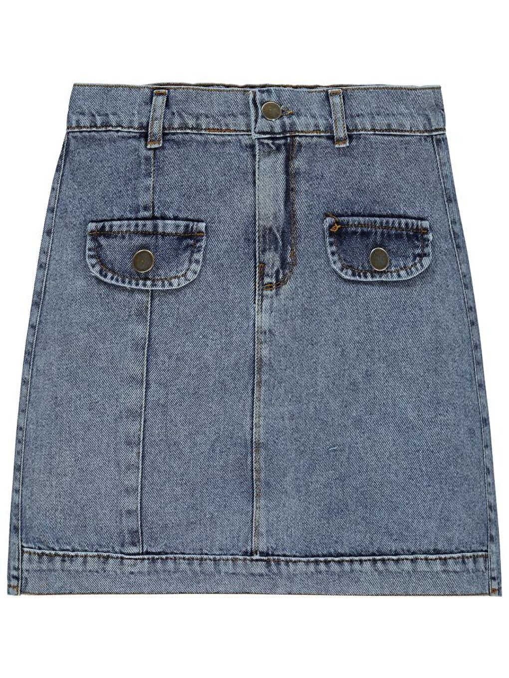 Mavi Girls Cep Kapaklı 10-13 Yaş Etek