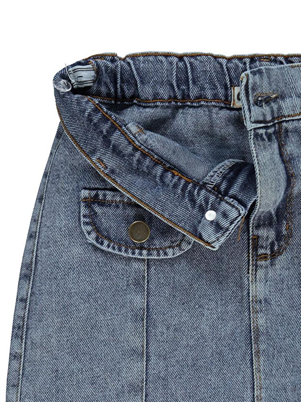 Mavi Girls Cep Kapaklı 10-13 Yaş Etek-2