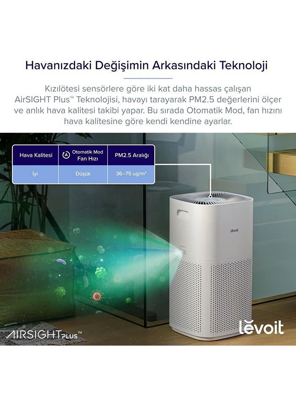 Core 600S Akıllı Hava Temizleme Cihazı-4