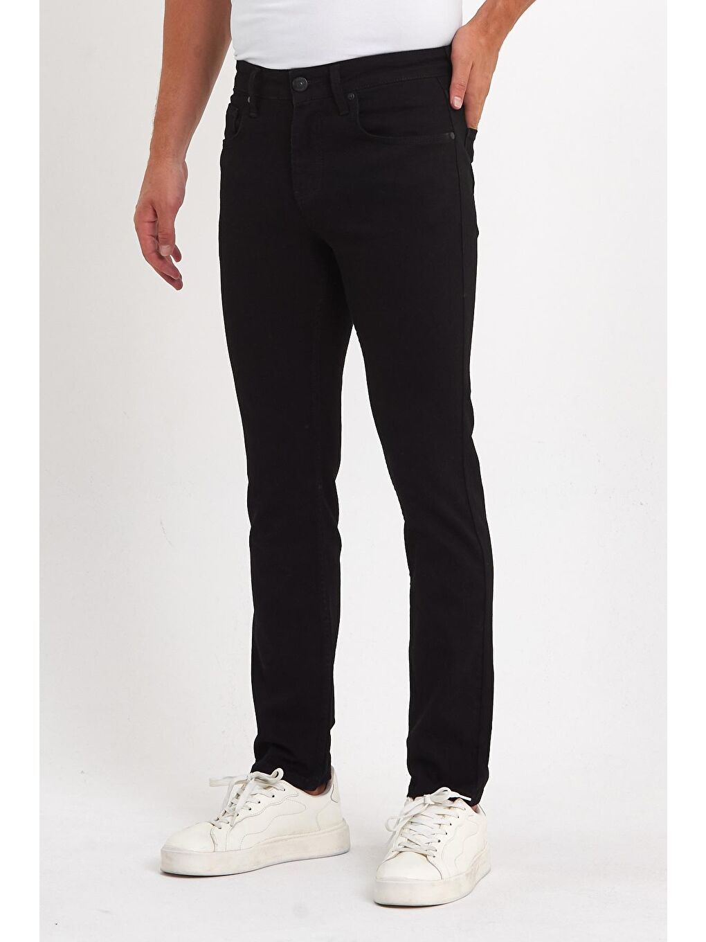 Siyah Erkek Jean Pantolon Slimfit Arjen 640-2