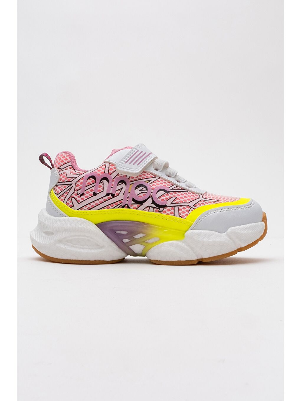 Kız Çocuk Beyaz-Pudra Günlük Spor Ayakkabı-3