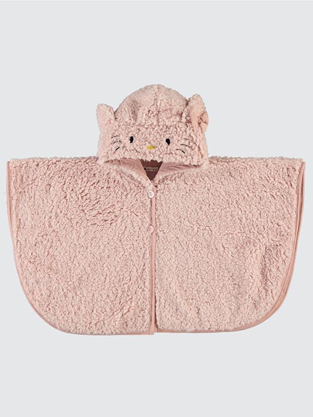 Pembe Girls Kuzu 2-5 Yaş Pelerin