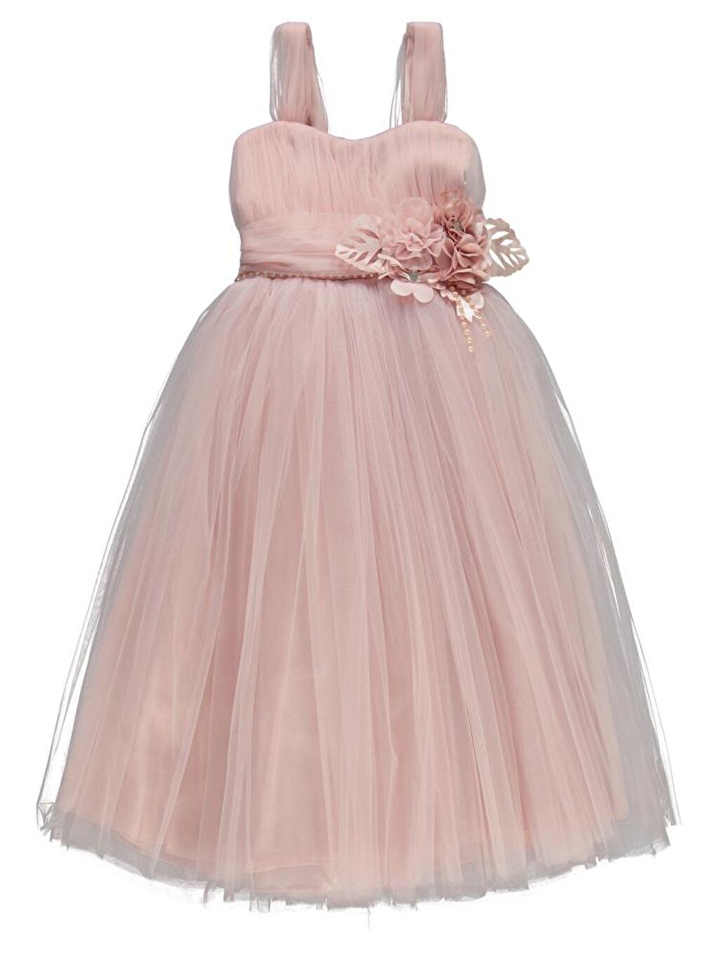 Pembe Girls Tarlatanlı 2-5 Yaş Abiye