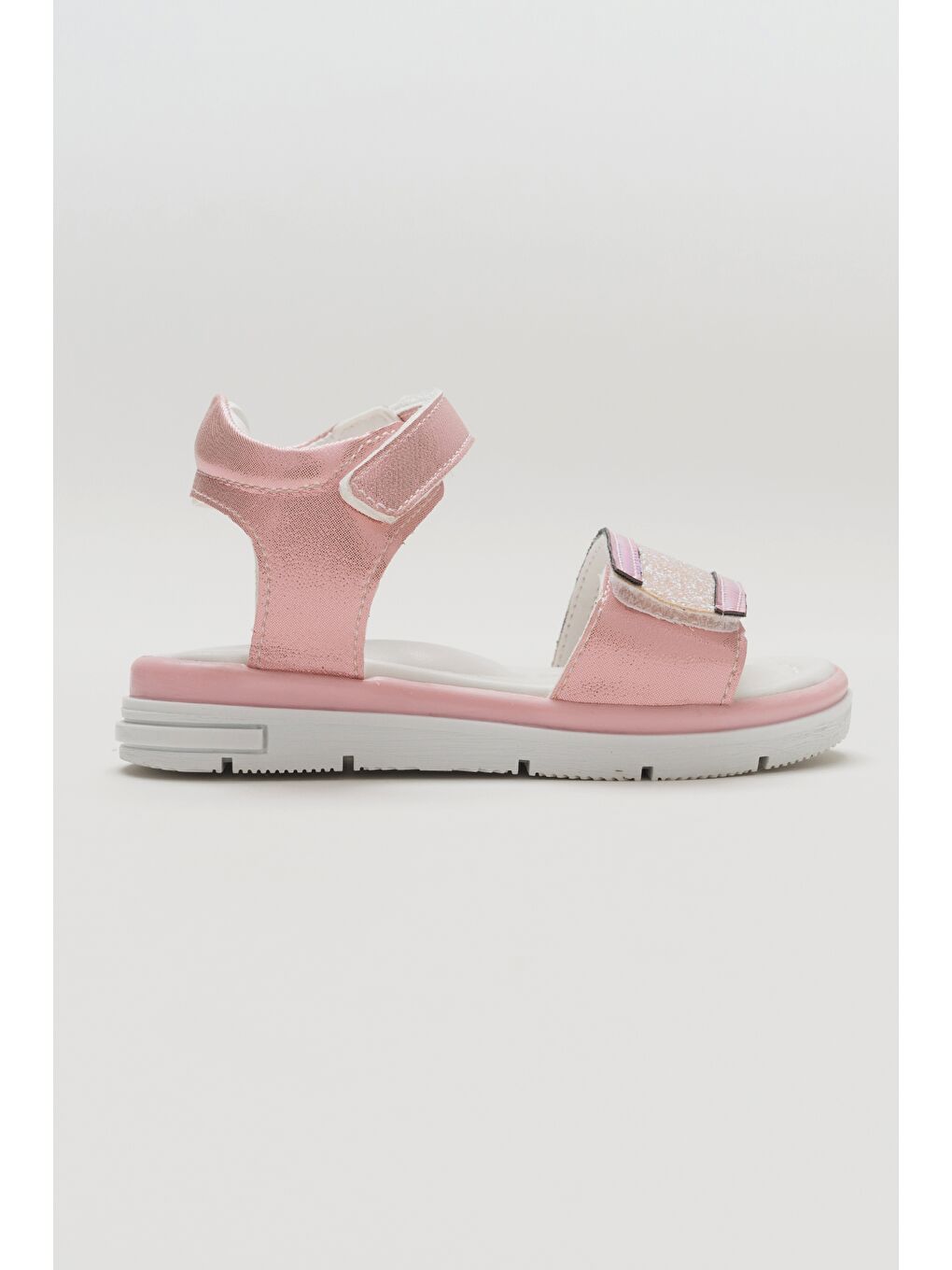 Pembe Kız Çocuk Pudra Ortopedik Destekli Çocuk Sandalet-3