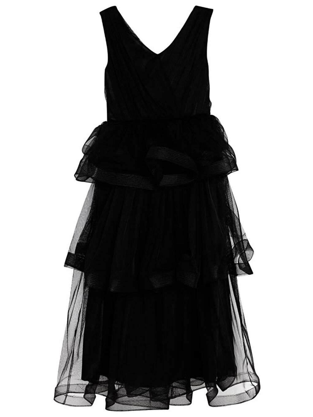 Siyah Girls Verev Robalı 6-14 Yaş Abiye-3