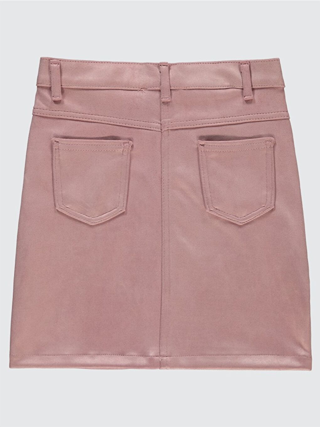 Pembe Girls Klasik Cepli 6-9 Yaş Etek-1