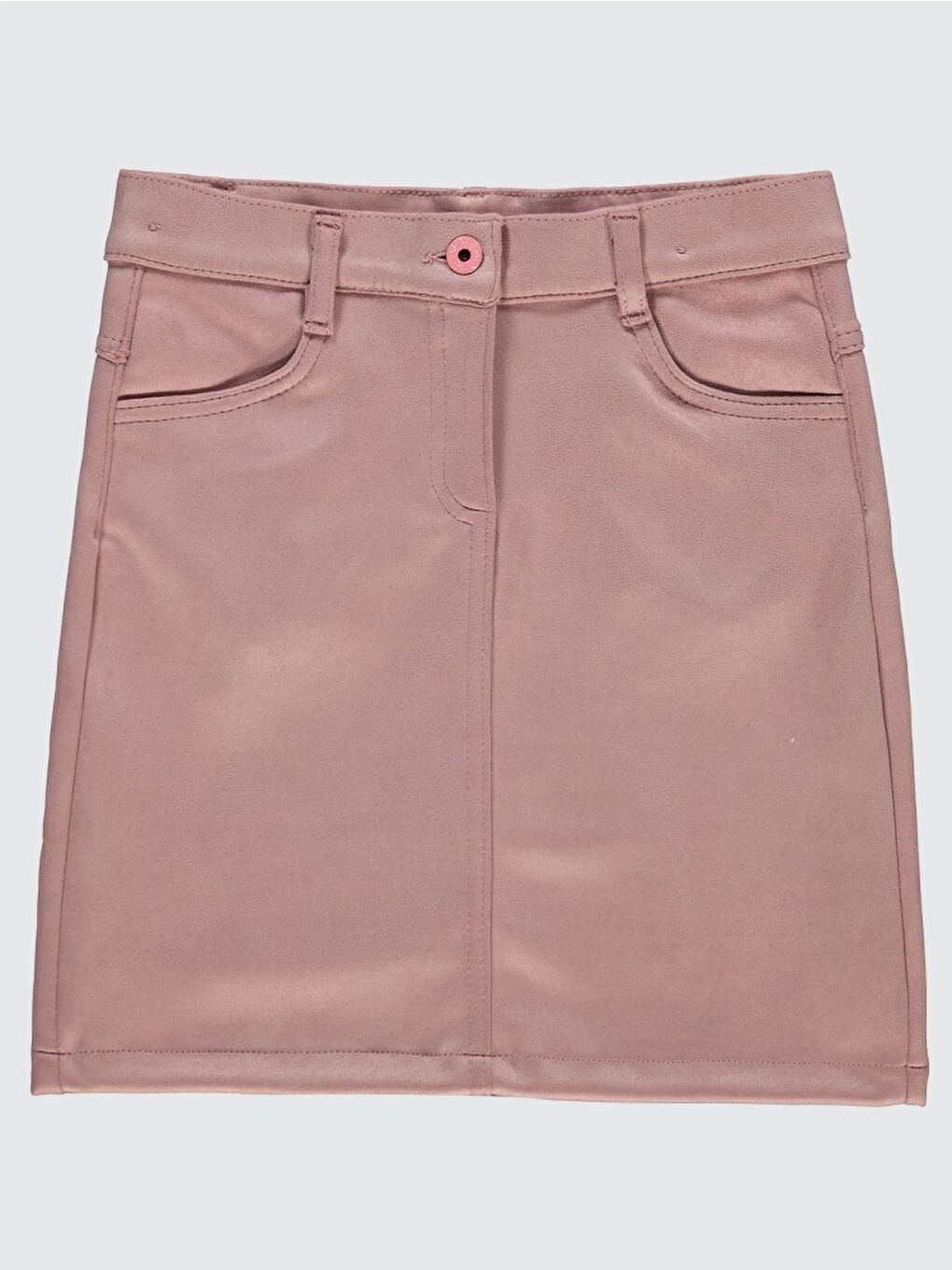 Pembe Girls Klasik Cepli 6-9 Yaş Etek-2