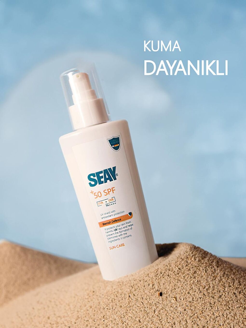 Seay Beyaz Yüz Güneş Kremi - Tüm Cilt Tipleri için Yüksek Korumalı Face And Body 150 ml - 1