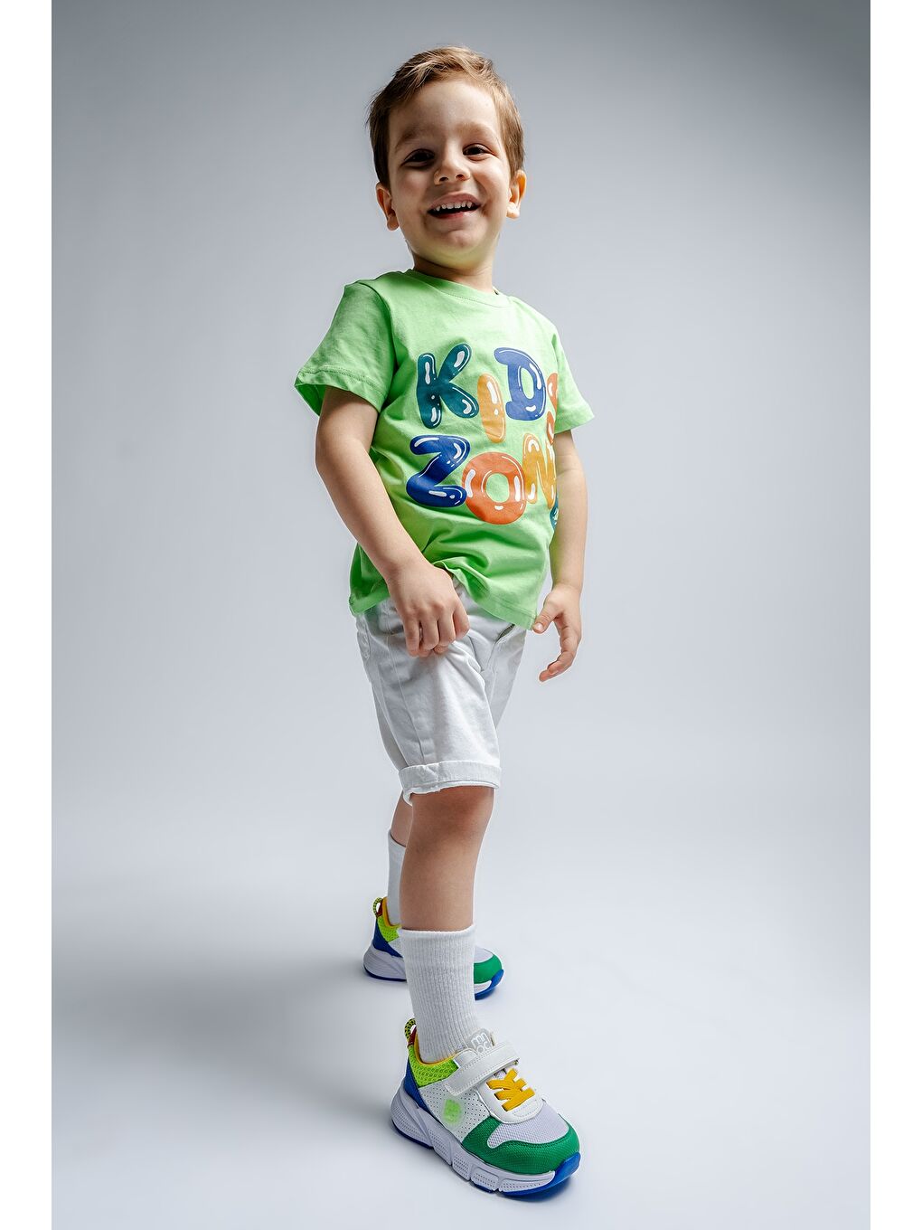 Erkek Çocuk Yeşil Günlük Spor Ayakkabı