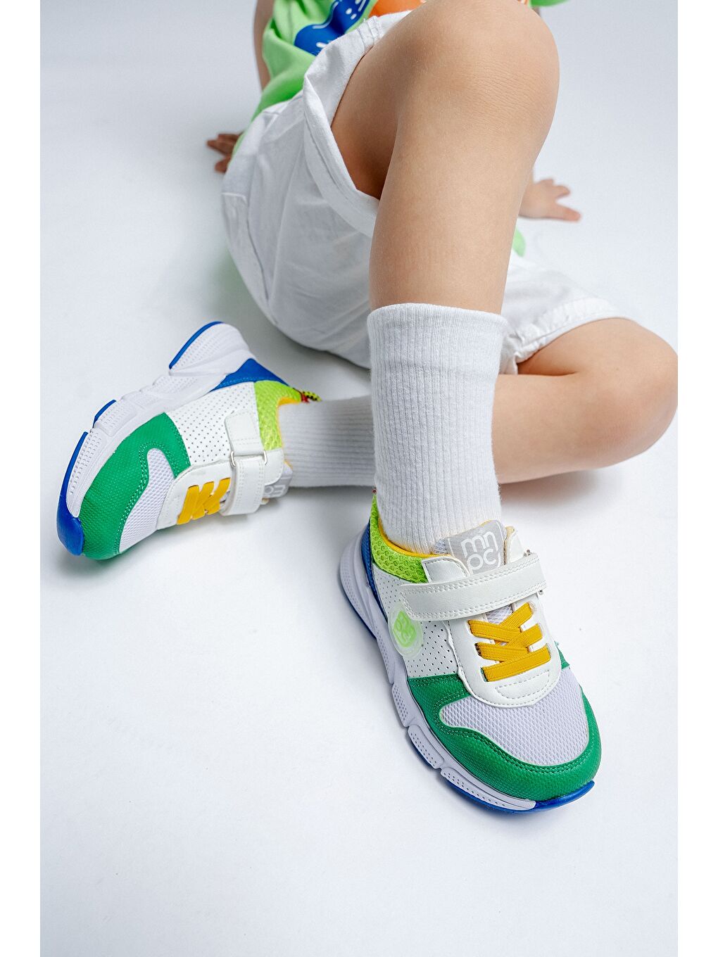 Erkek Çocuk Yeşil Günlük Spor Ayakkabı-3